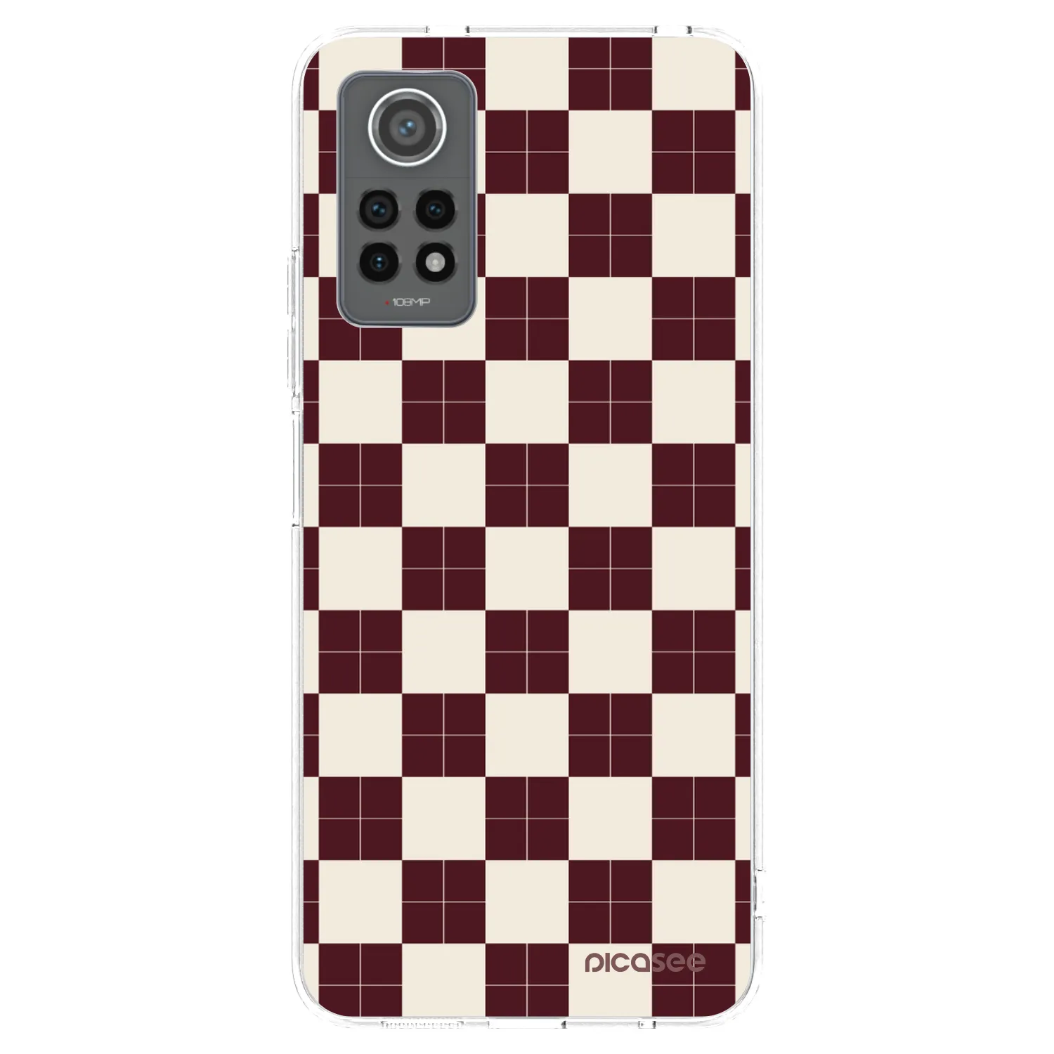 Picasee silikonowe przeźroczyste etui na Xiaomi Redmi Note 12 Pro 4G - Checked Away