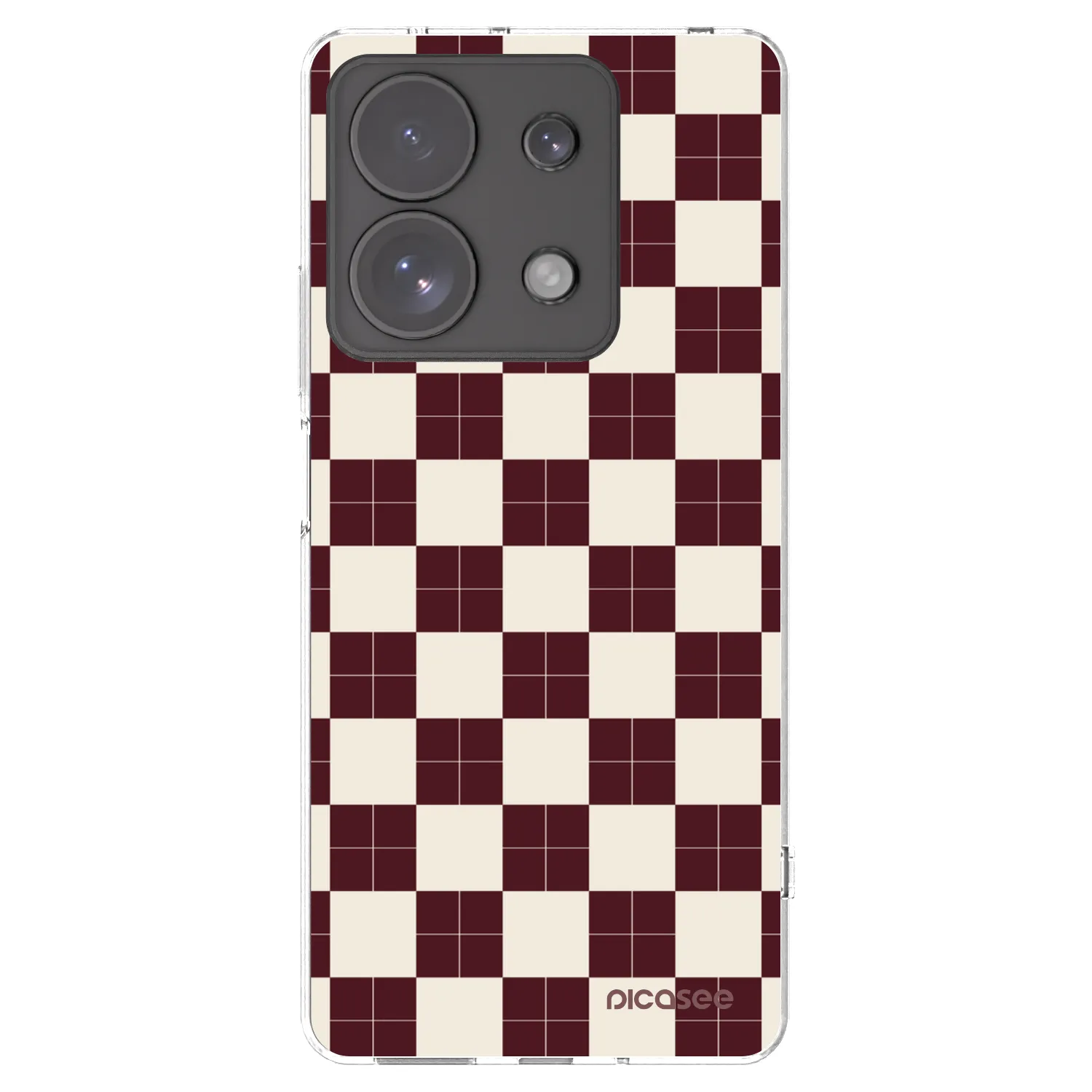 Picasee silikonowe przeźroczyste etui na Xiaomi Redmi Note 13 Pro 4G - Checked Away