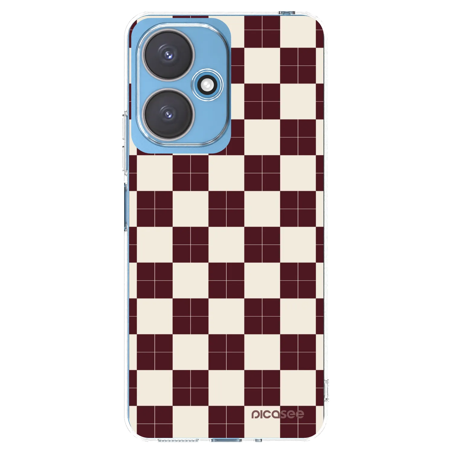 Picasee silikonowe przeźroczyste etui na Xiaomi Redmi 13C 5G - Checked Away