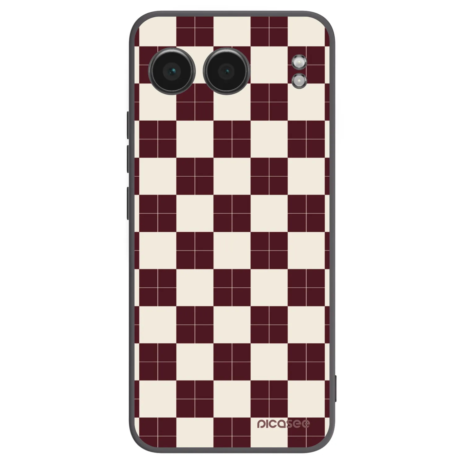 Picasee silikonowe czarne etui na OnePlus Nord 4 - Checked Away