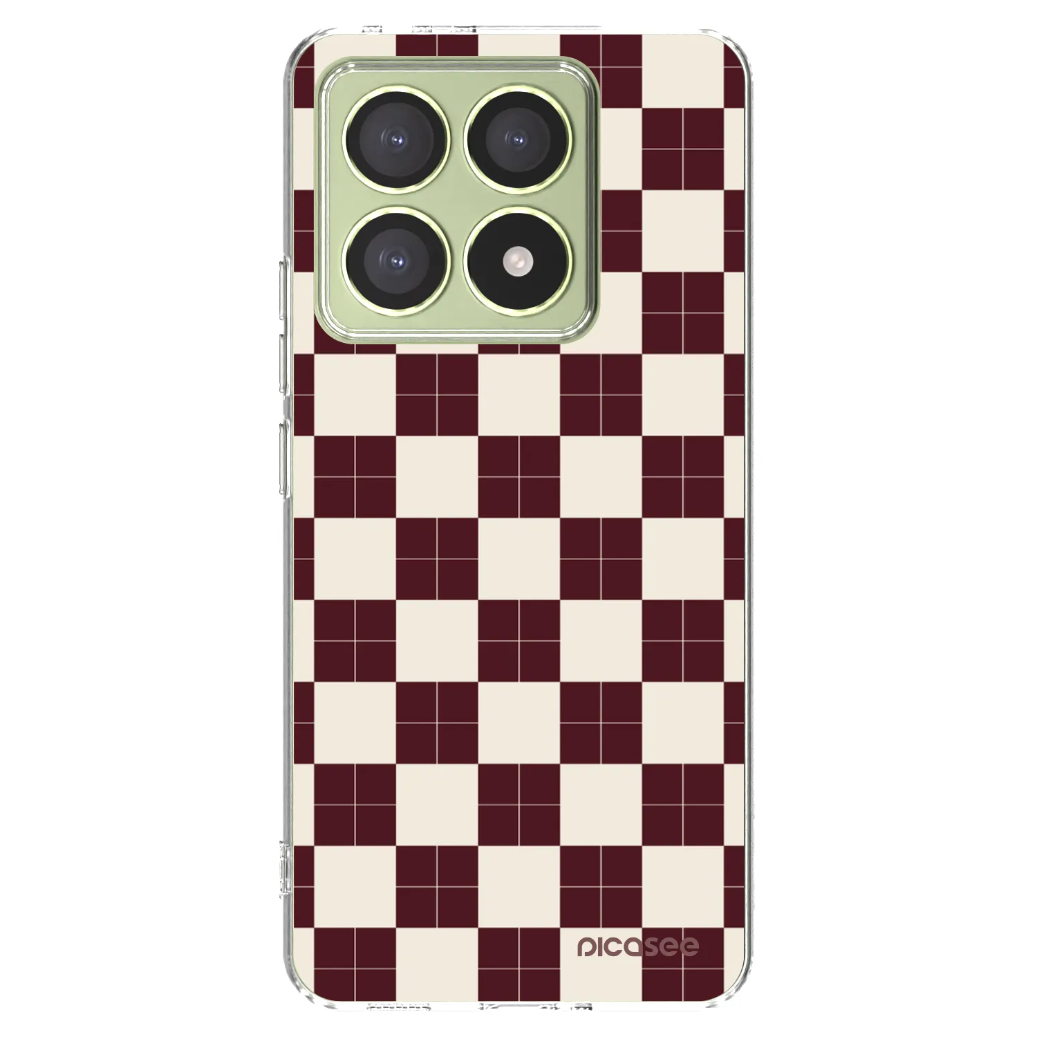 Picasee silikonowe przeźroczyste etui na Xiaomi 14T - Checked Away