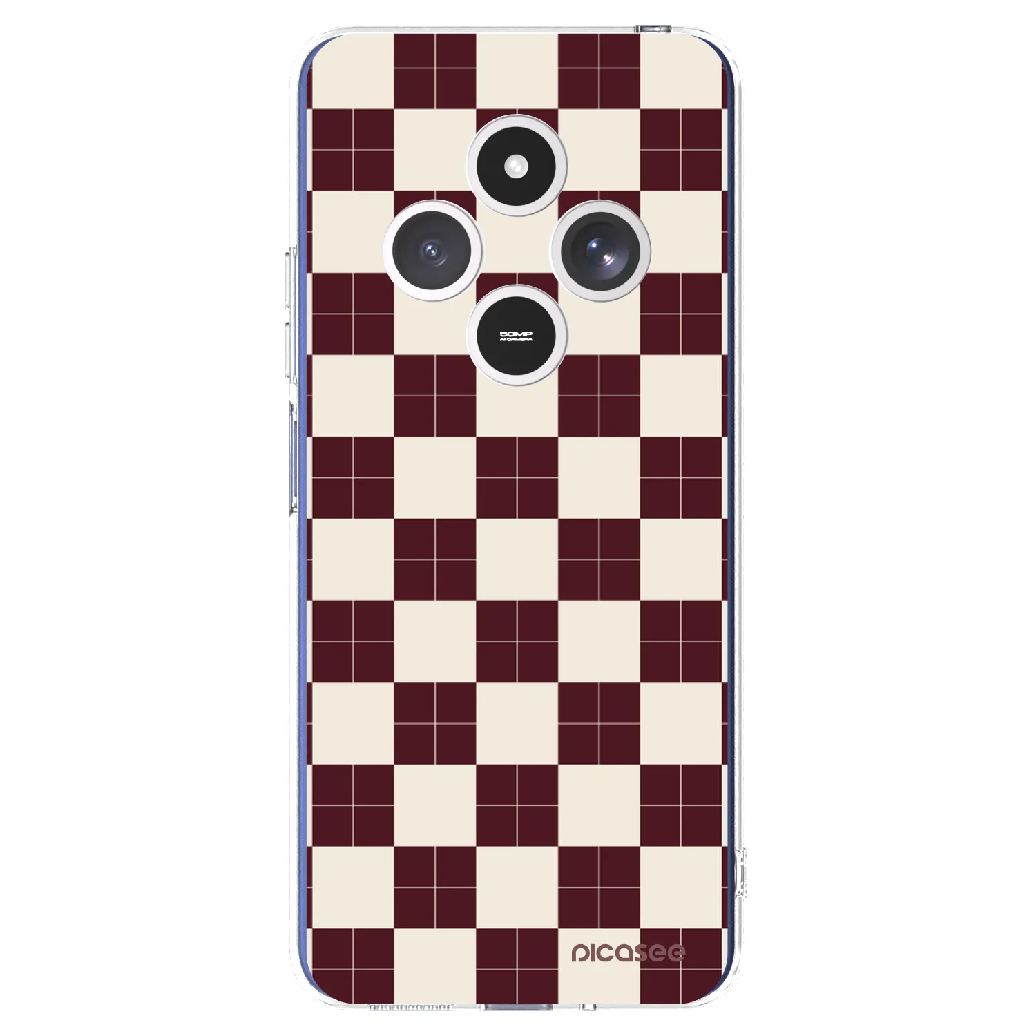 Picasee silikonowe przeźroczyste etui na Xiaomi Redmi 14C - Checked Away