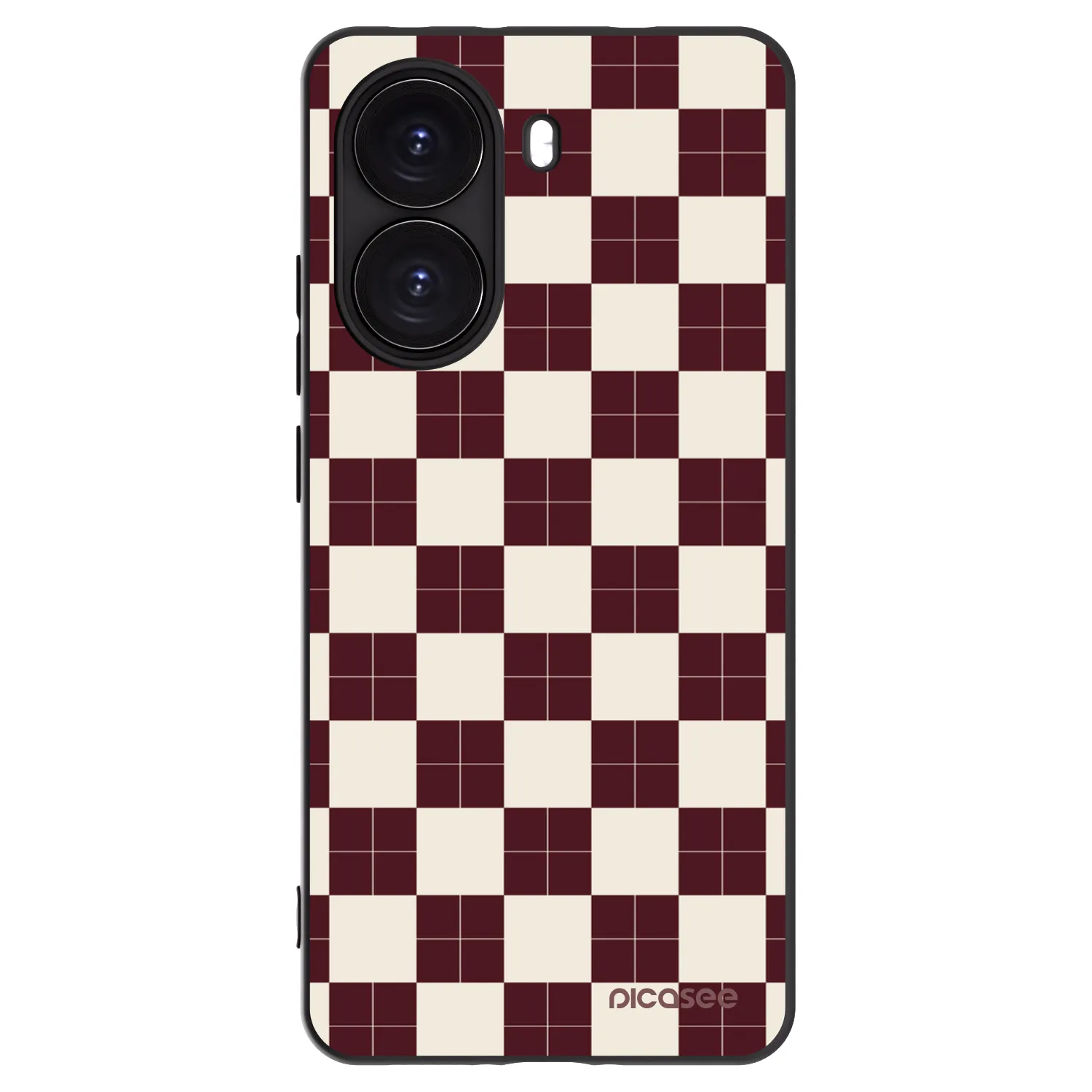 Picasee silikonowe czarne etui na Xiaomi Poco X7 Pro 5G - Checked Away