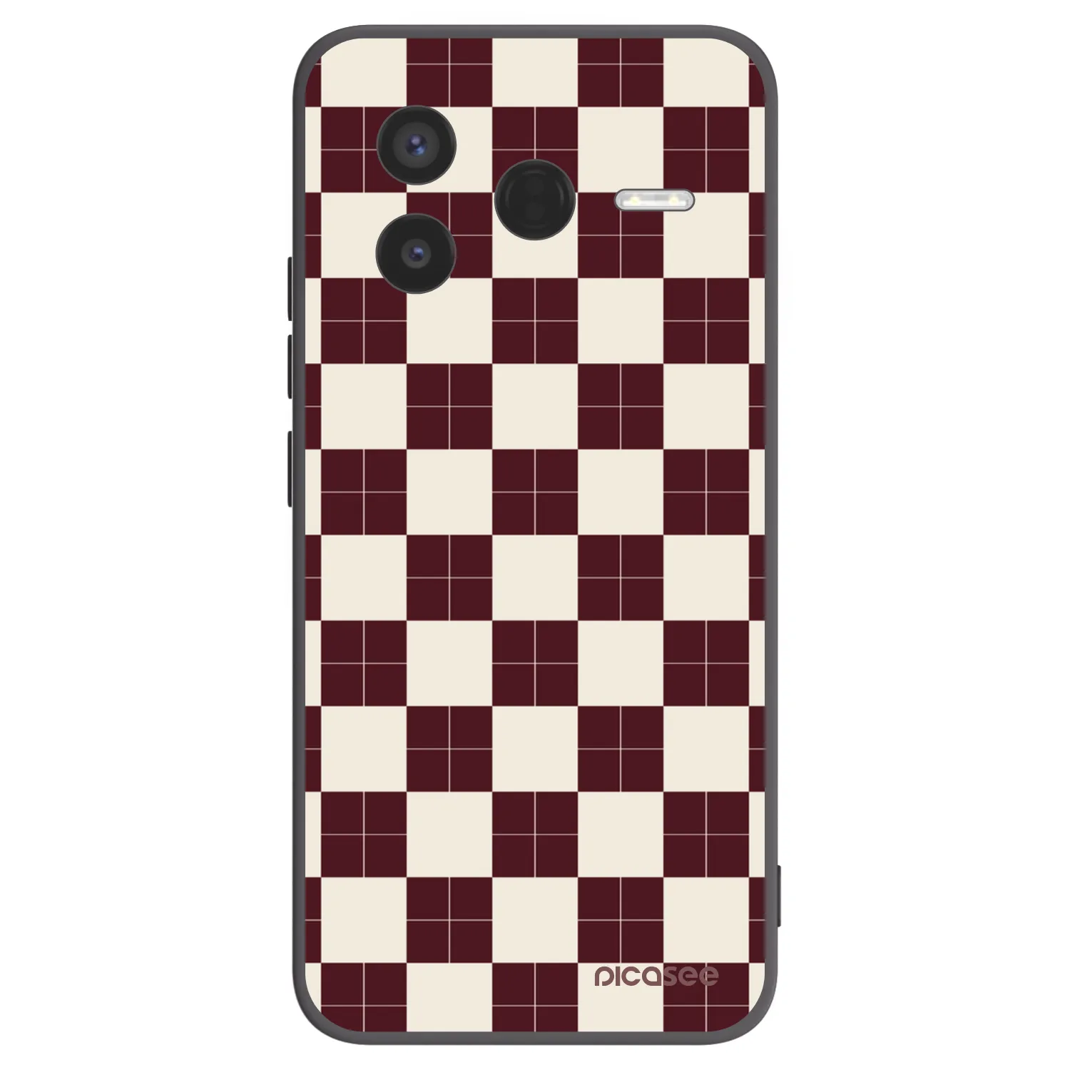 Picasee silikonowe czarne etui na Xiaomi Poco F7 Pro 5G - Checked Away