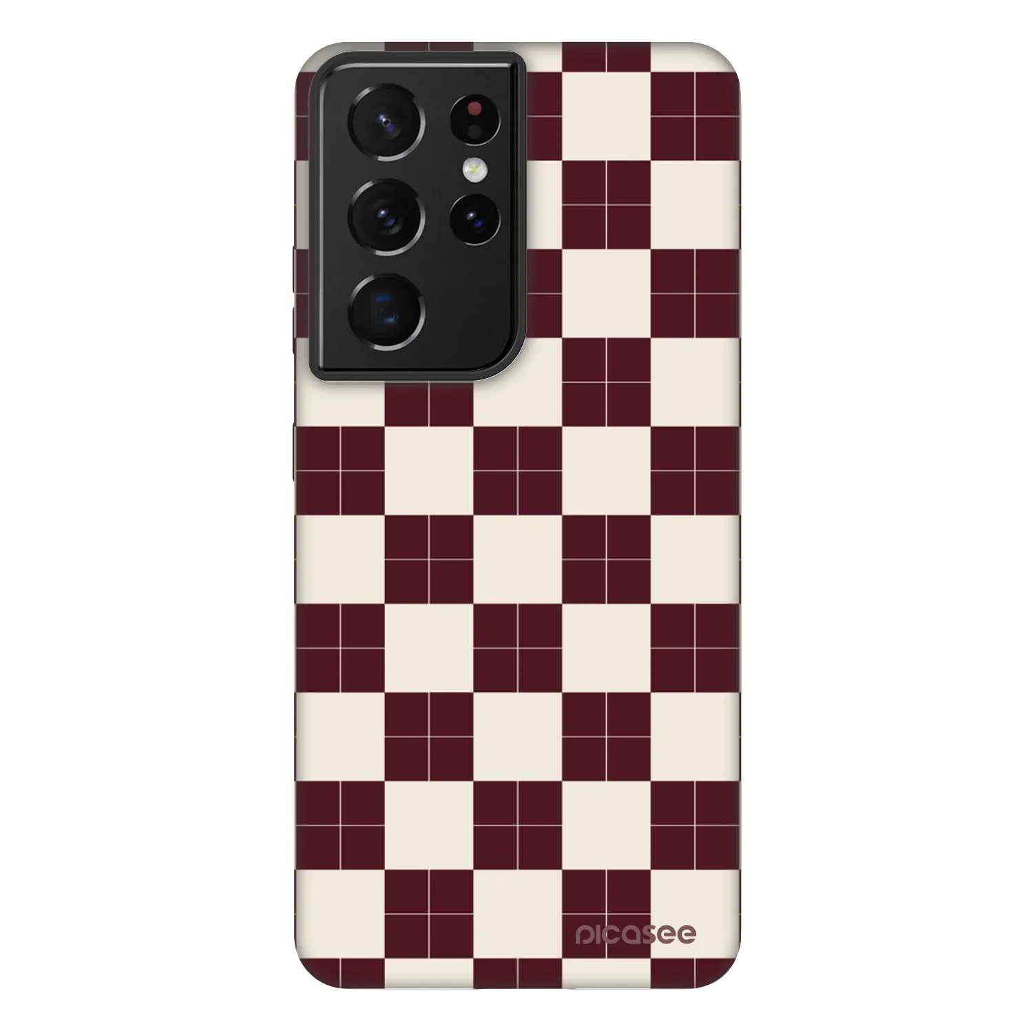 Picasee Fashion Case na Samsung Galaxy S21 Ultra 5G G998B - Checked Away