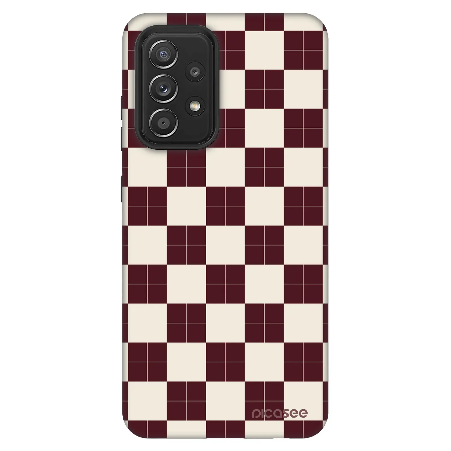 Picasee Fashion Case na Samsung Galaxy A52 5G A525F - Checked Away