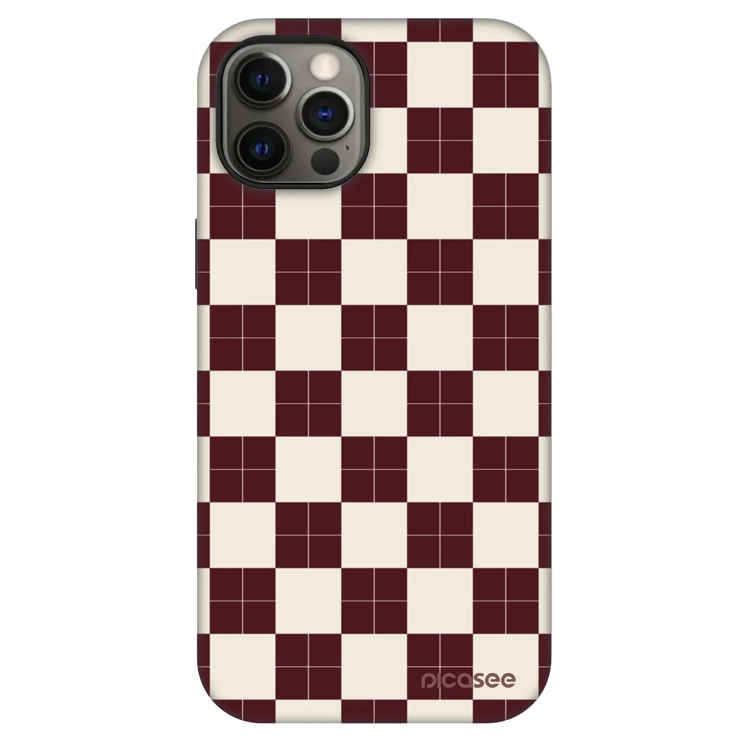 Picasee Fashion Case MagSafe na Apple iPhone 12 - Checked Away