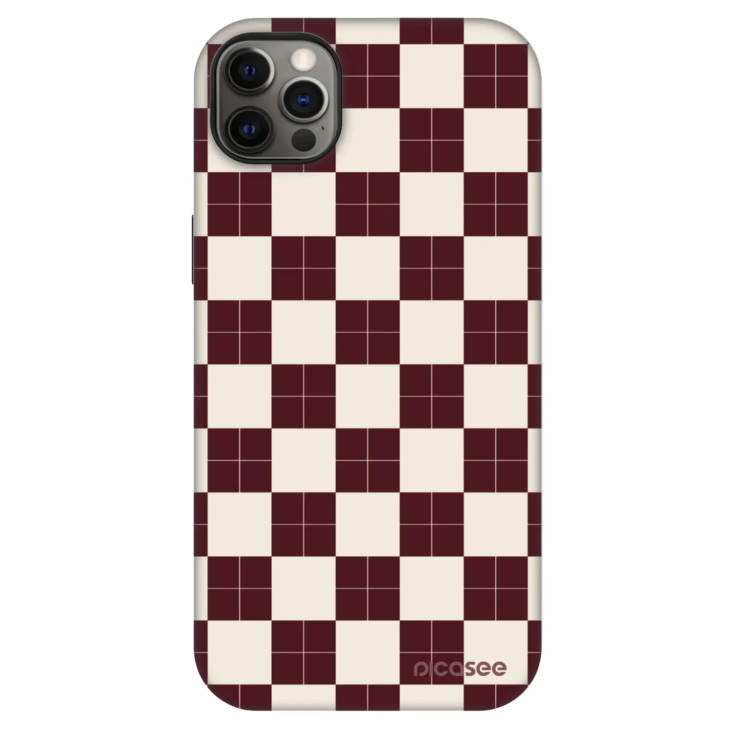 Picasee Fashion Case MagSafe na Apple iPhone 12 Pro Max - Checked Away