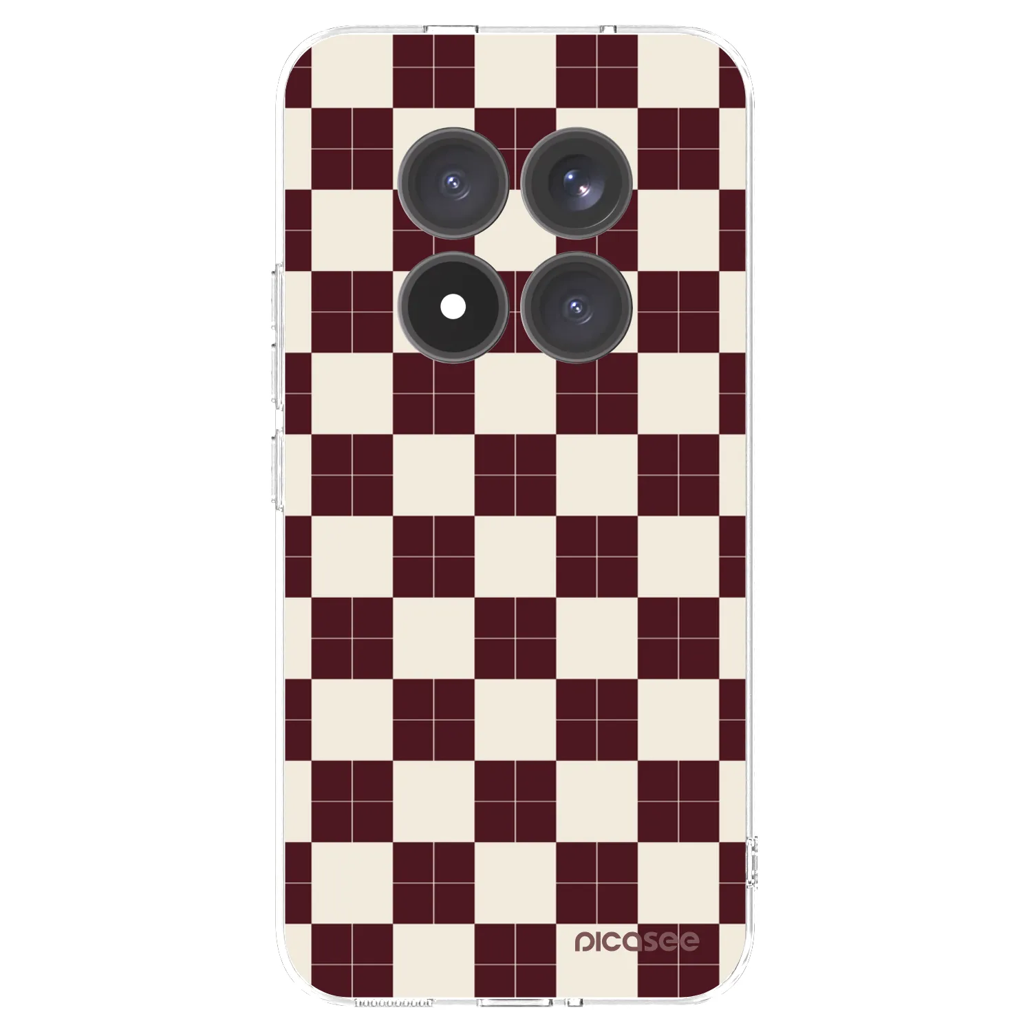 Picasee silikonowe przeźroczyste etui na Xiaomi Redmi Note 15 Pro+ - Checked Away