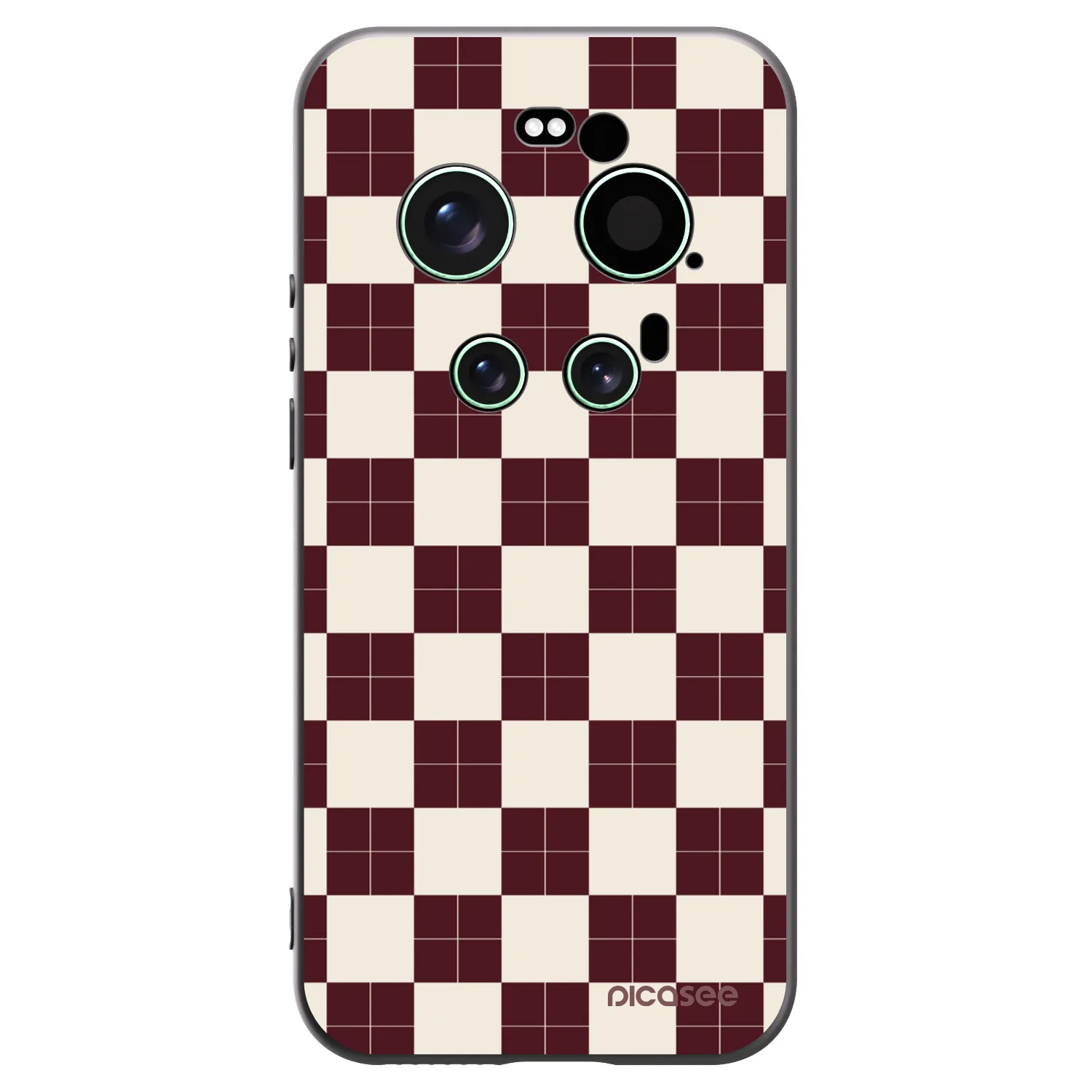 Picasee silikonowe czarne etui na Xiaomi 17 Ultra - Checked Away