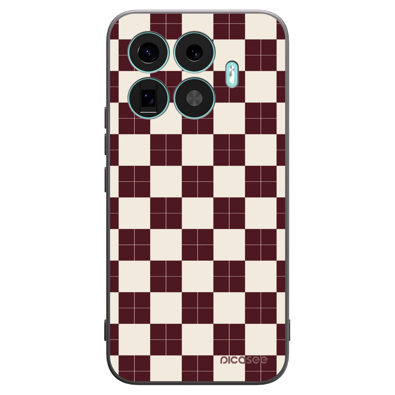 Picasee silikonowe czarne etui na Xiaomi 17T Pro - Checked Away