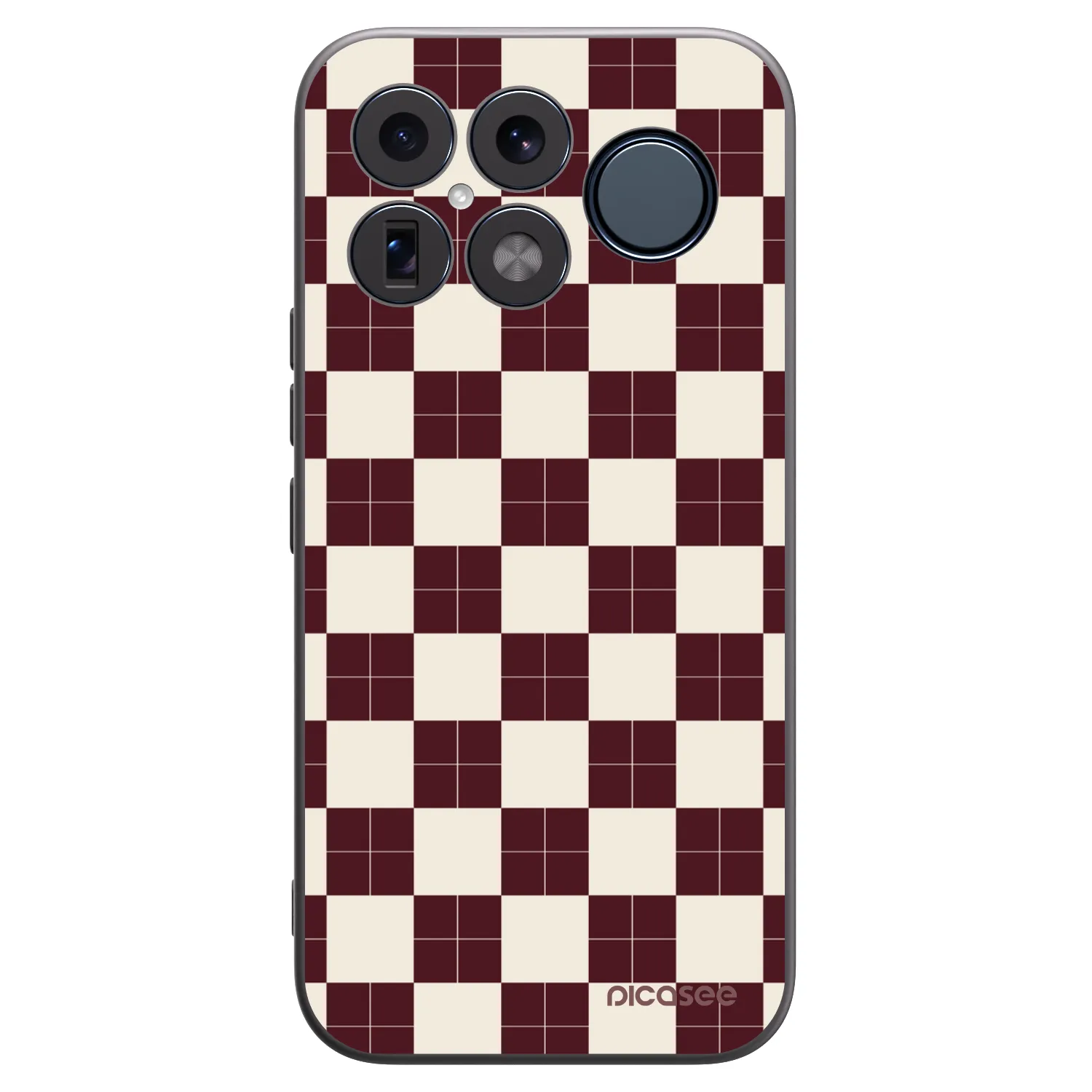 Picasee silikonowe czarne etui na Xiaomi Poco F8 Ultra - Checked Away