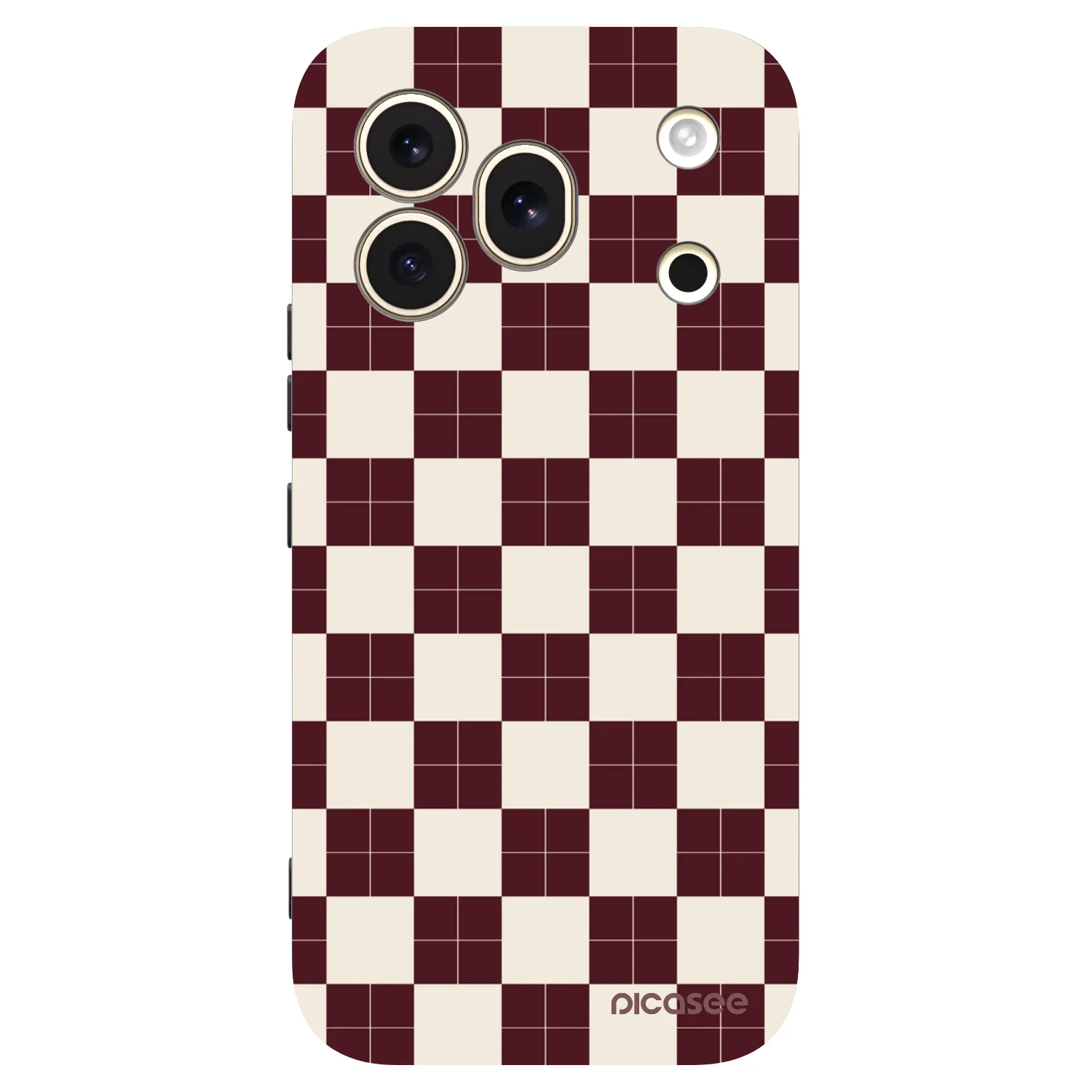 Picasee silikonowe czarne etui na Honor 600 Pro - Checked Away