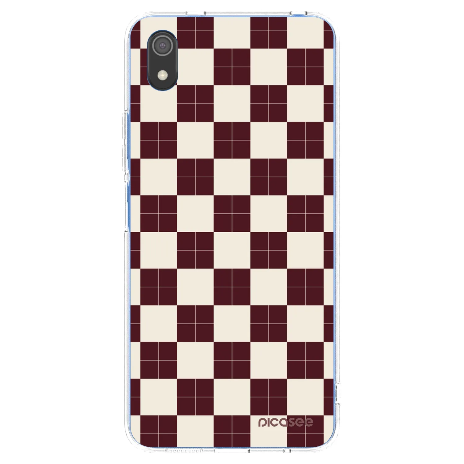 Picasee silikonowe przeźroczyste etui na Xiaomi Redmi 7A - Checked Away