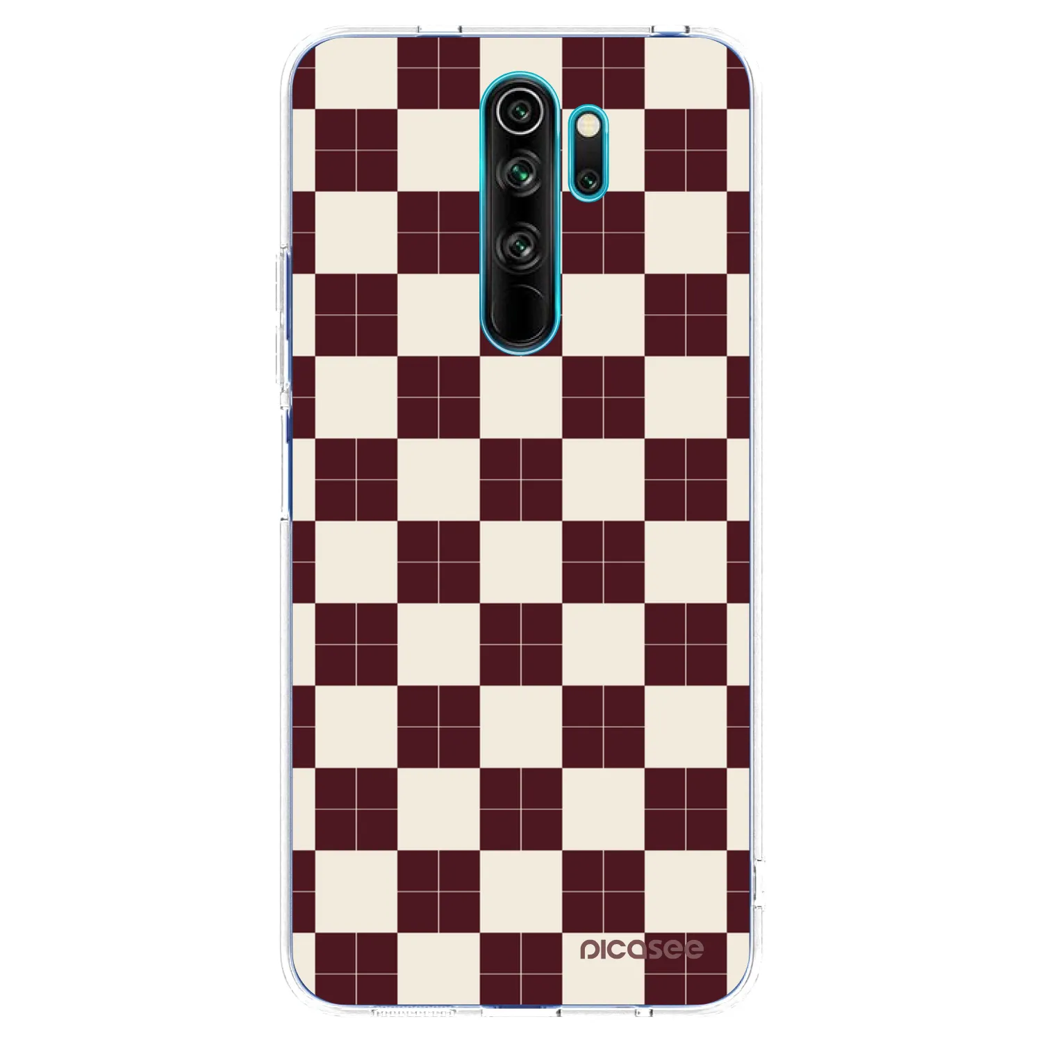 Picasee silikonowe przeźroczyste etui na Xiaomi Redmi Note 8 Pro - Checked Away