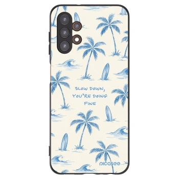 Picasee silikonowe czarne etui na Samsung Galaxy A13 5G - Slow Tide