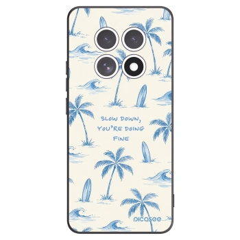 Picasee silikonowe czarne etui na Xiaomi Redmi Note 15 4G - Slow Tide