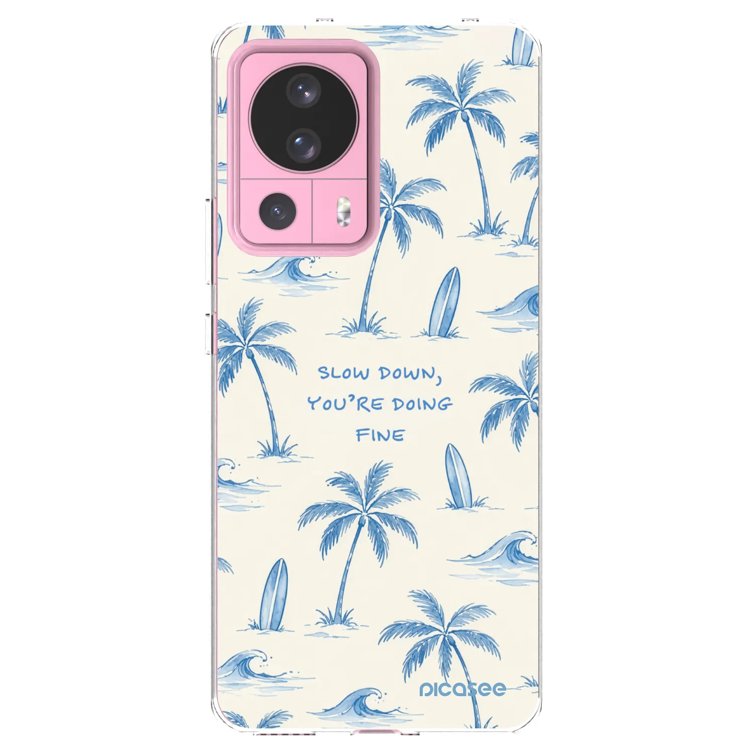 Picasee silikonowe przeźroczyste etui na Xiaomi 13 Lite - Slow Tide