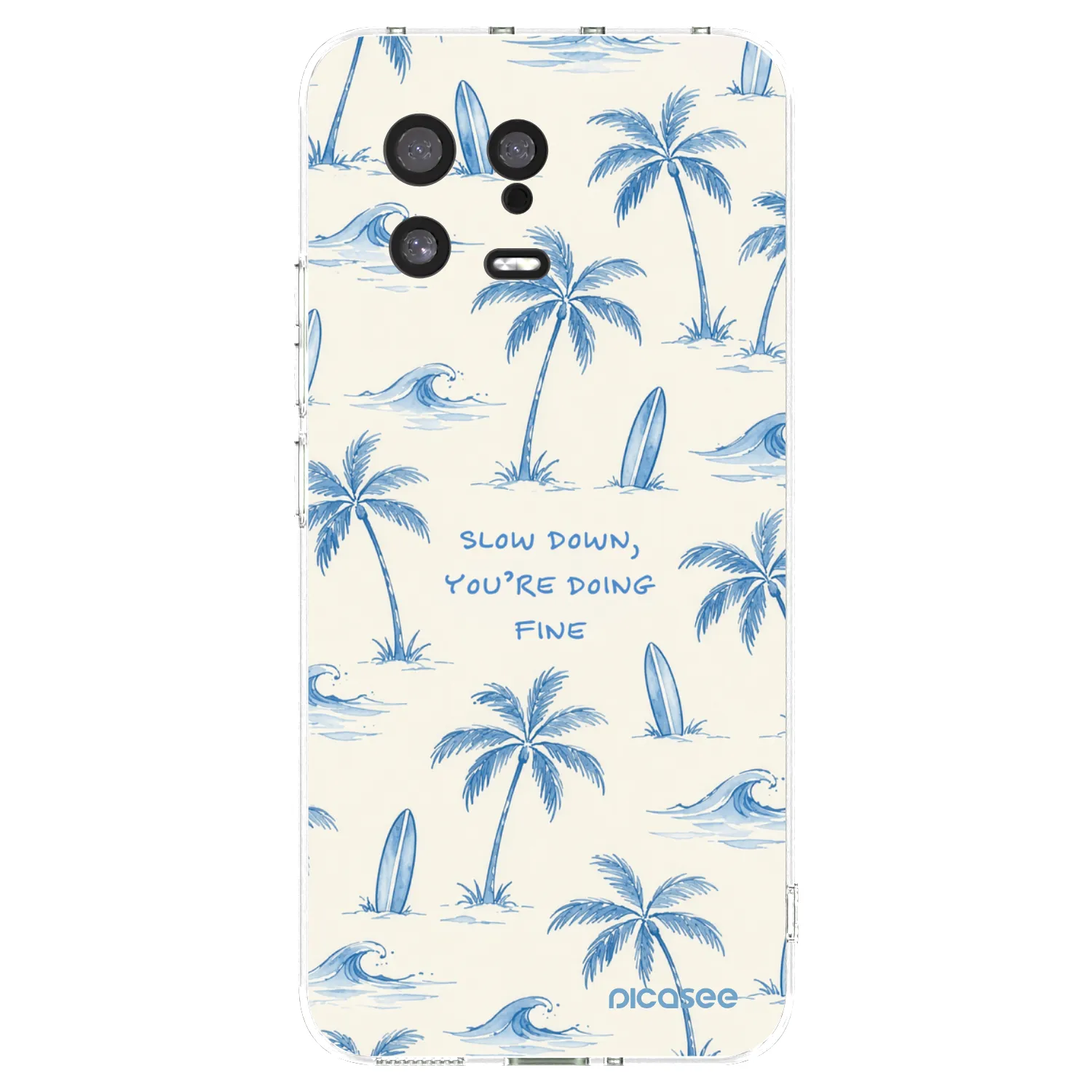 Picasee silikonowe przeźroczyste etui na Xiaomi 13 - Slow Tide