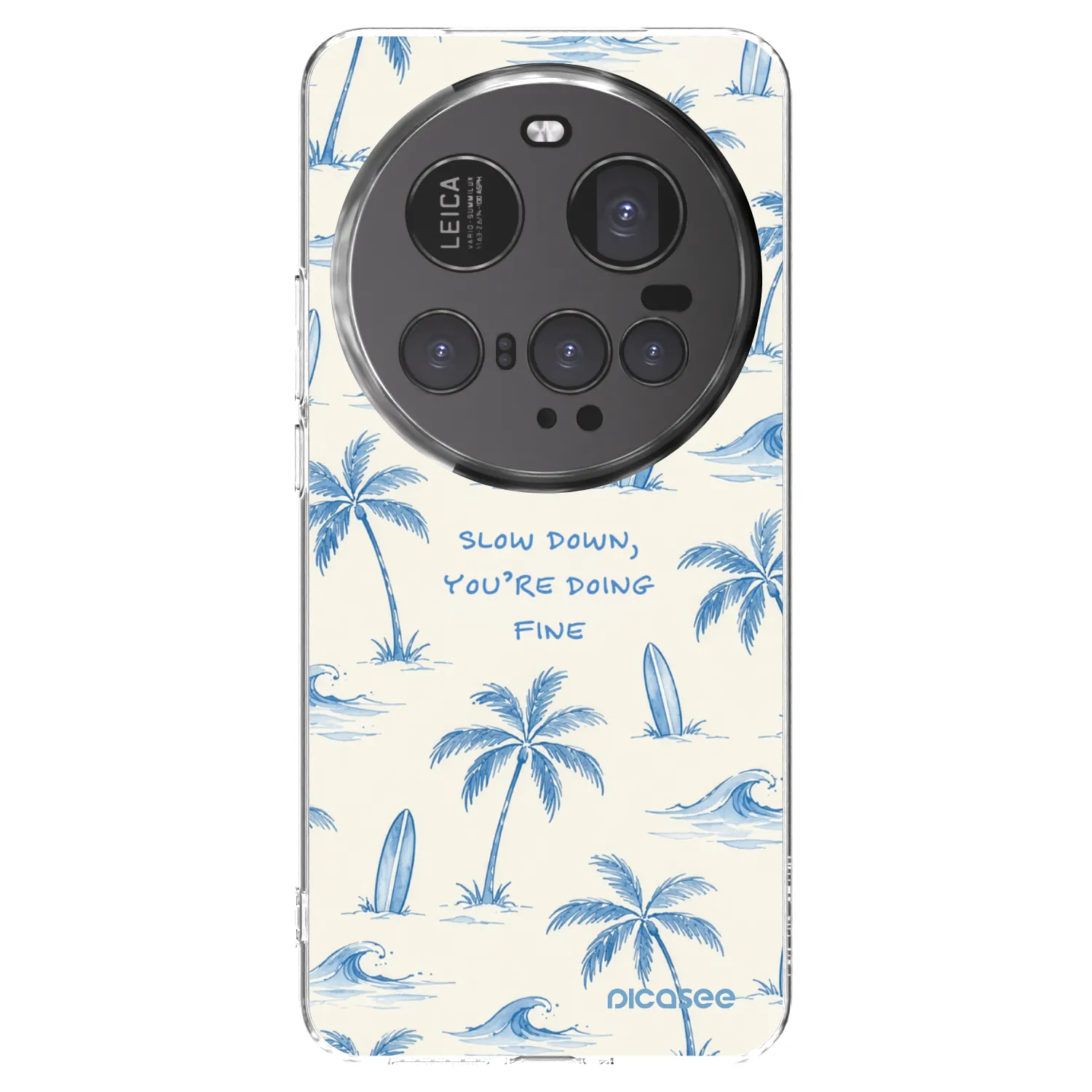 Picasee silikonowe przeźroczyste etui na Xiaomi 15 Ultra - Slow Tide