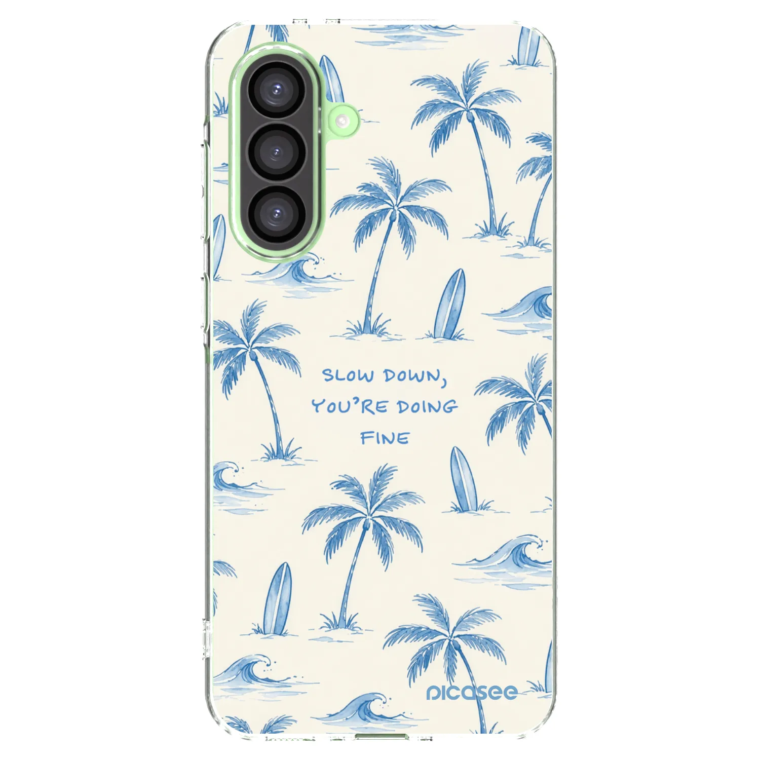 Picasee silikonowe przeźroczyste etui na Samsung Galaxy A26 5G A266B - Slow Tide