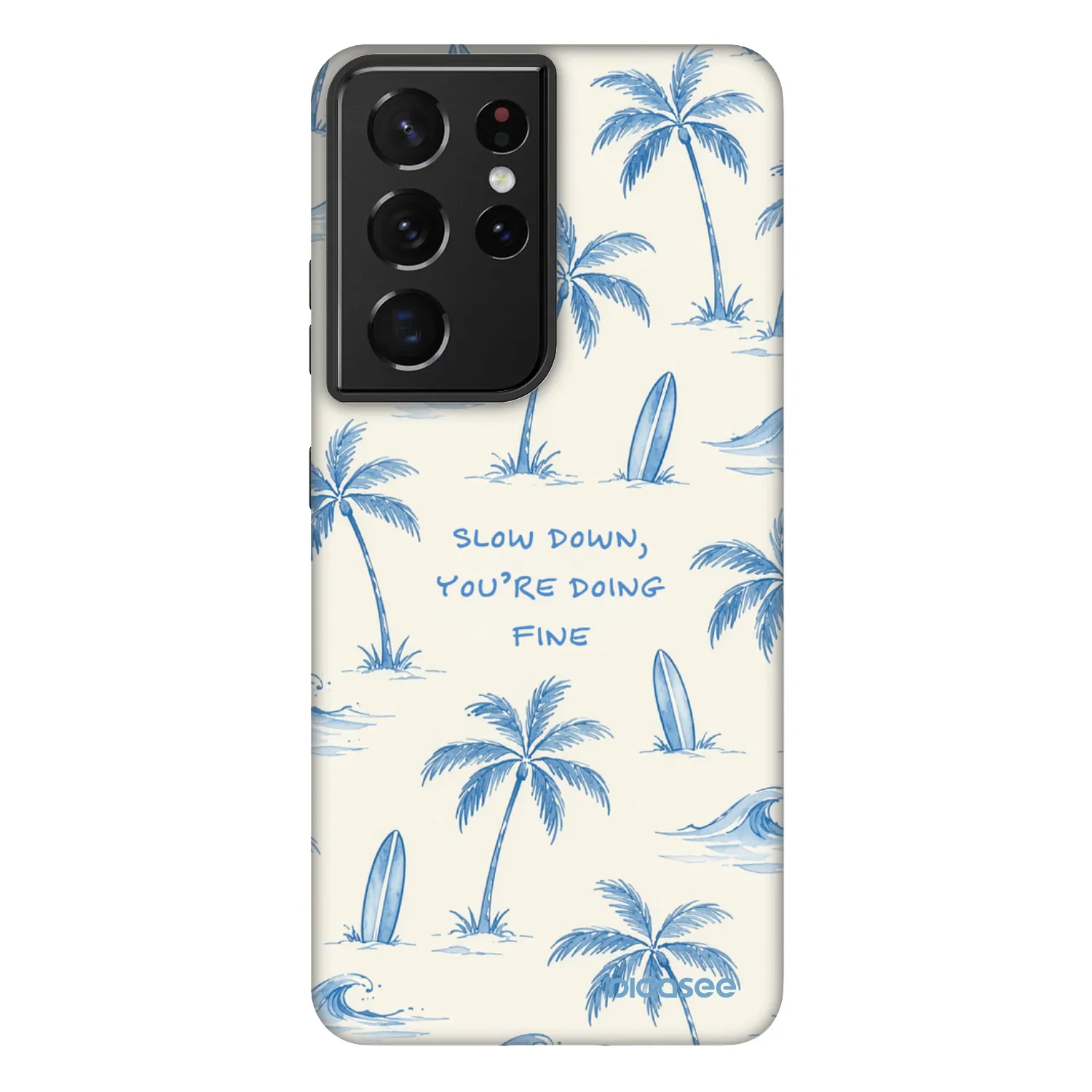 Picasee Fashion Case na Samsung Galaxy S21 Ultra 5G G998B - Slow Tide