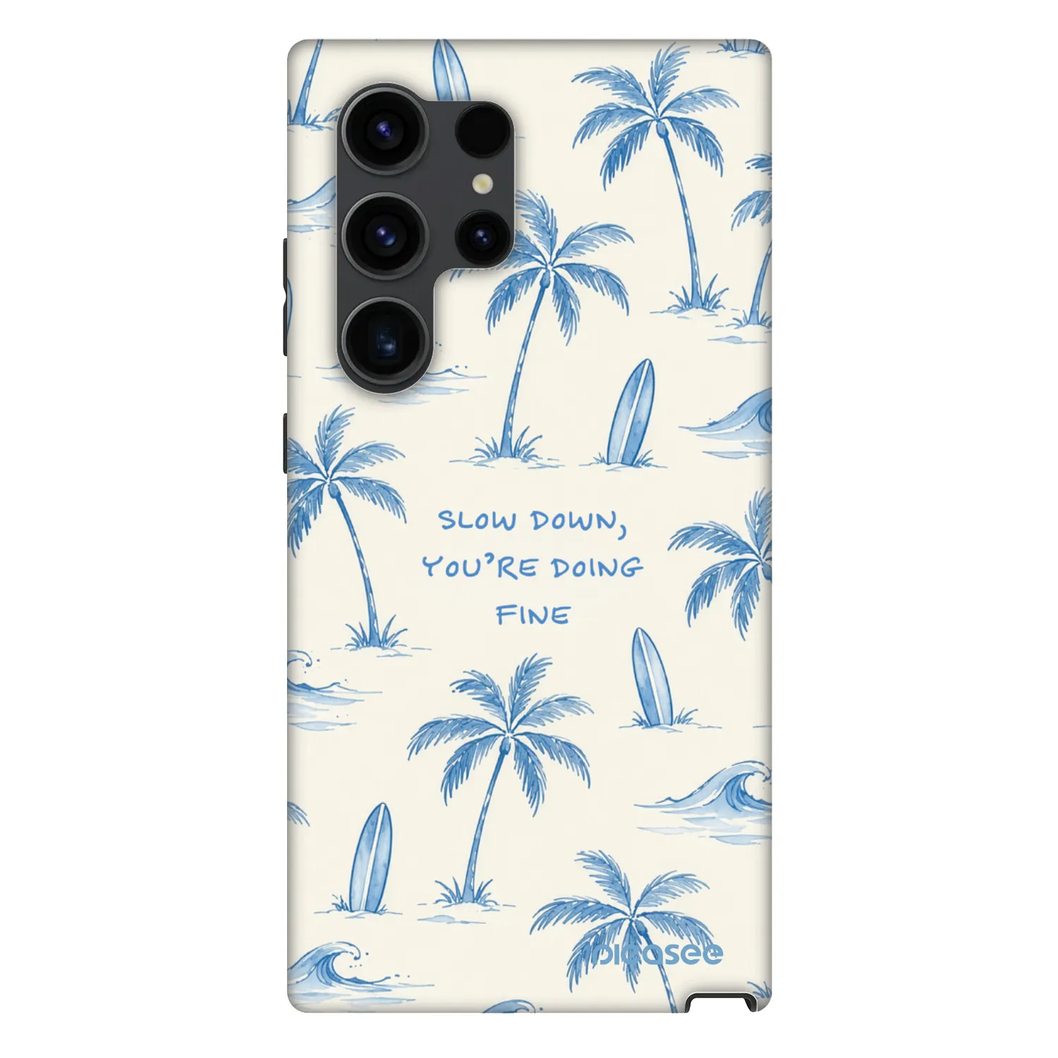Picasee Fashion Case PowerShare pro Samsung Galaxy S24 Ultra S928B 5G - Slow Tide