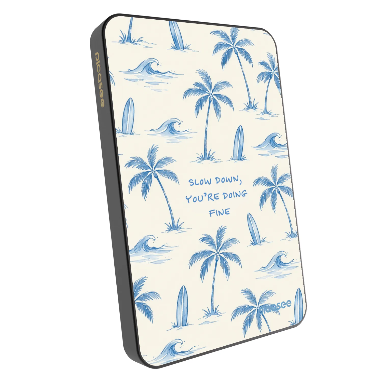 Picasee Powerbank z MagSafe 5 000 mAh Szary - Slow Tide
