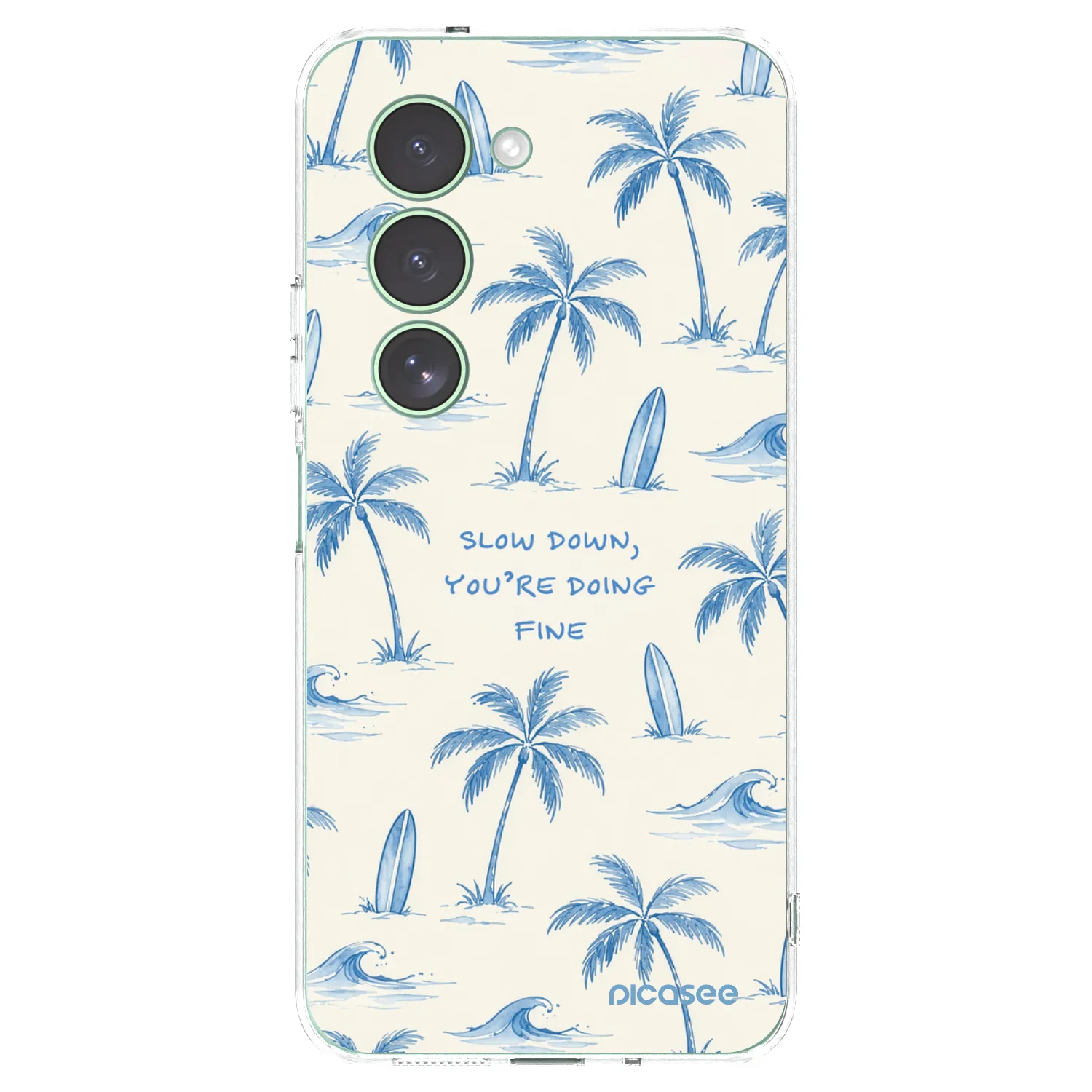 Picasee silikonowe przeźroczyste etui na Xiaomi Redmi 15 5G - Slow Tide