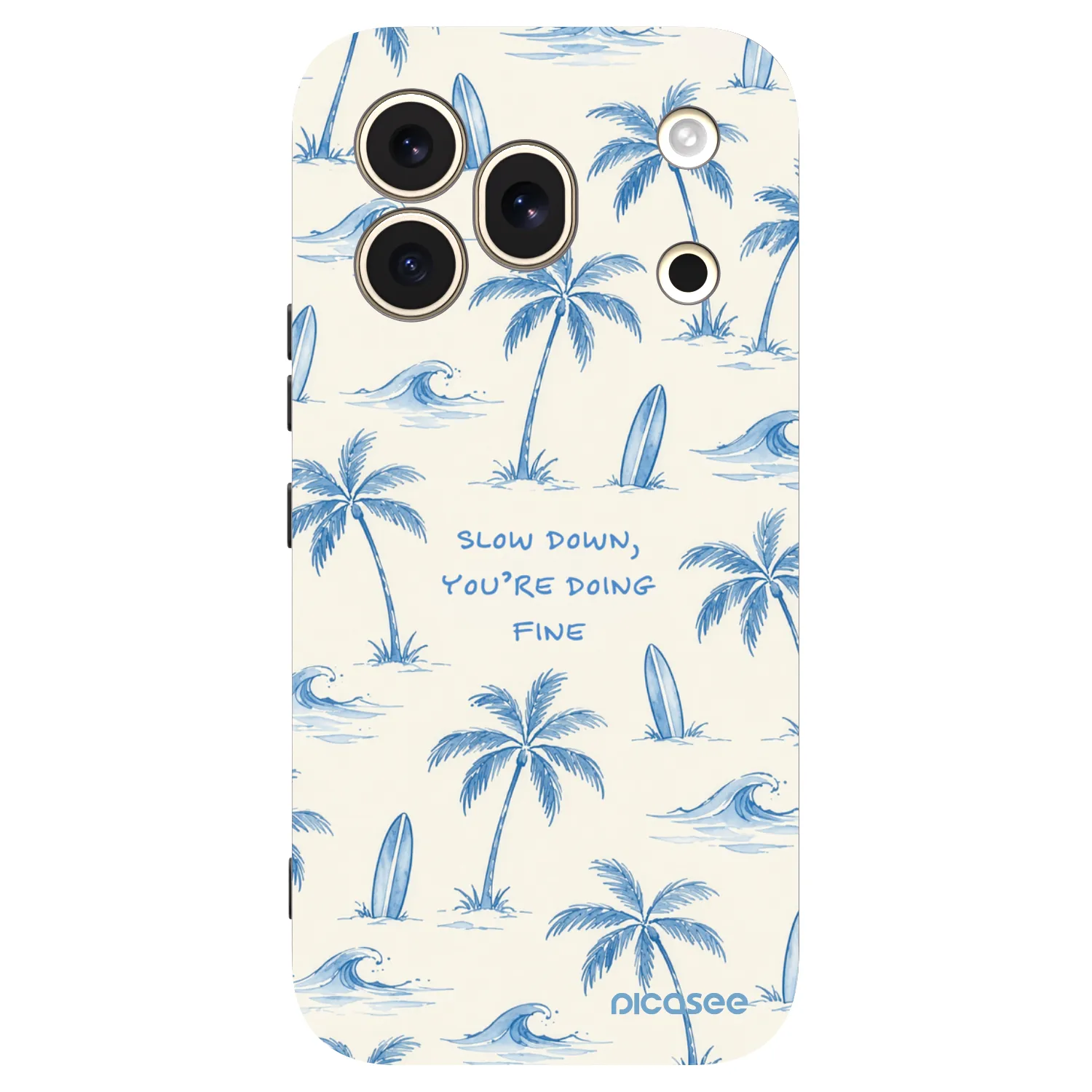 Picasee silikonowe czarne etui na Honor 600 Pro - Slow Tide