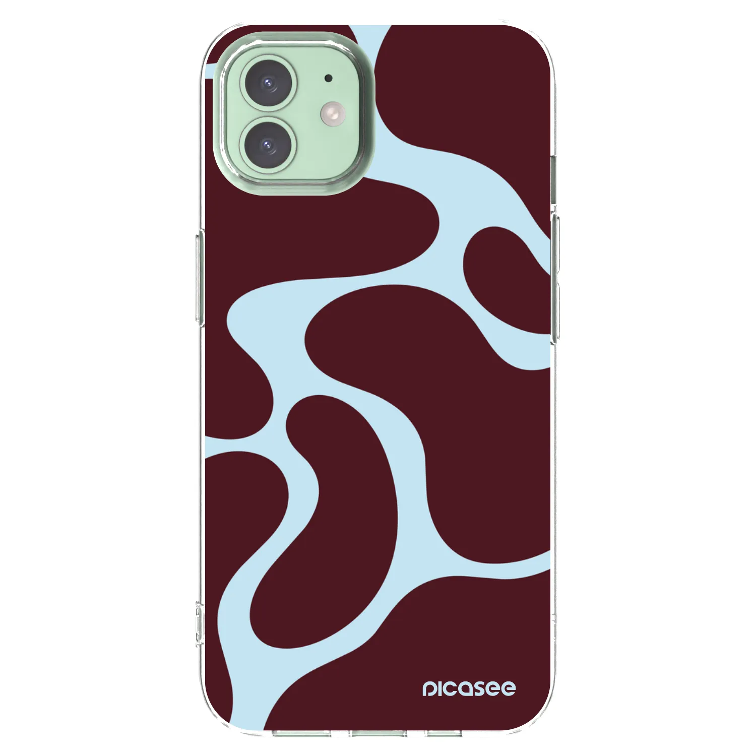Picasee silikonowe przeźroczyste etui na Apple iPhone 12 - Soft Detour