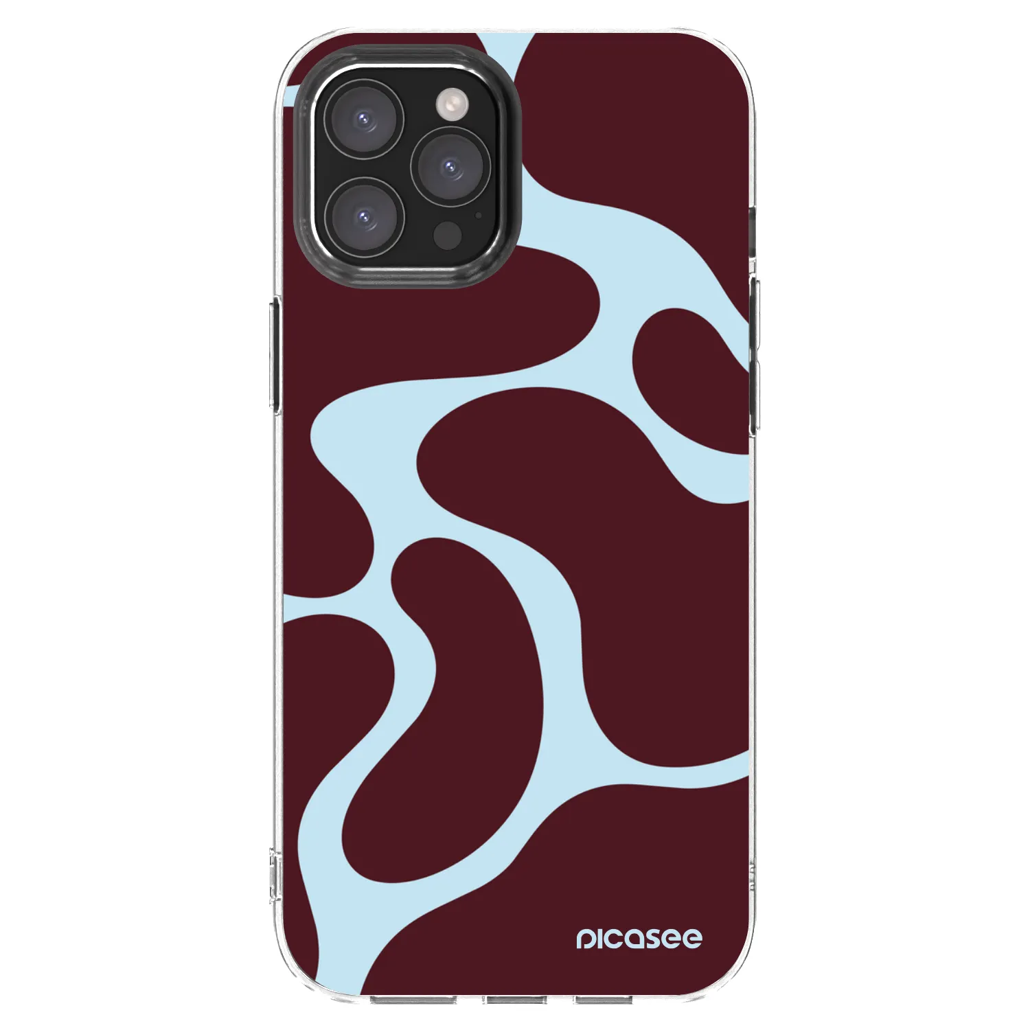 Picasee silikonowe przeźroczyste etui na Apple iPhone 12 Pro Max - Soft Detour
