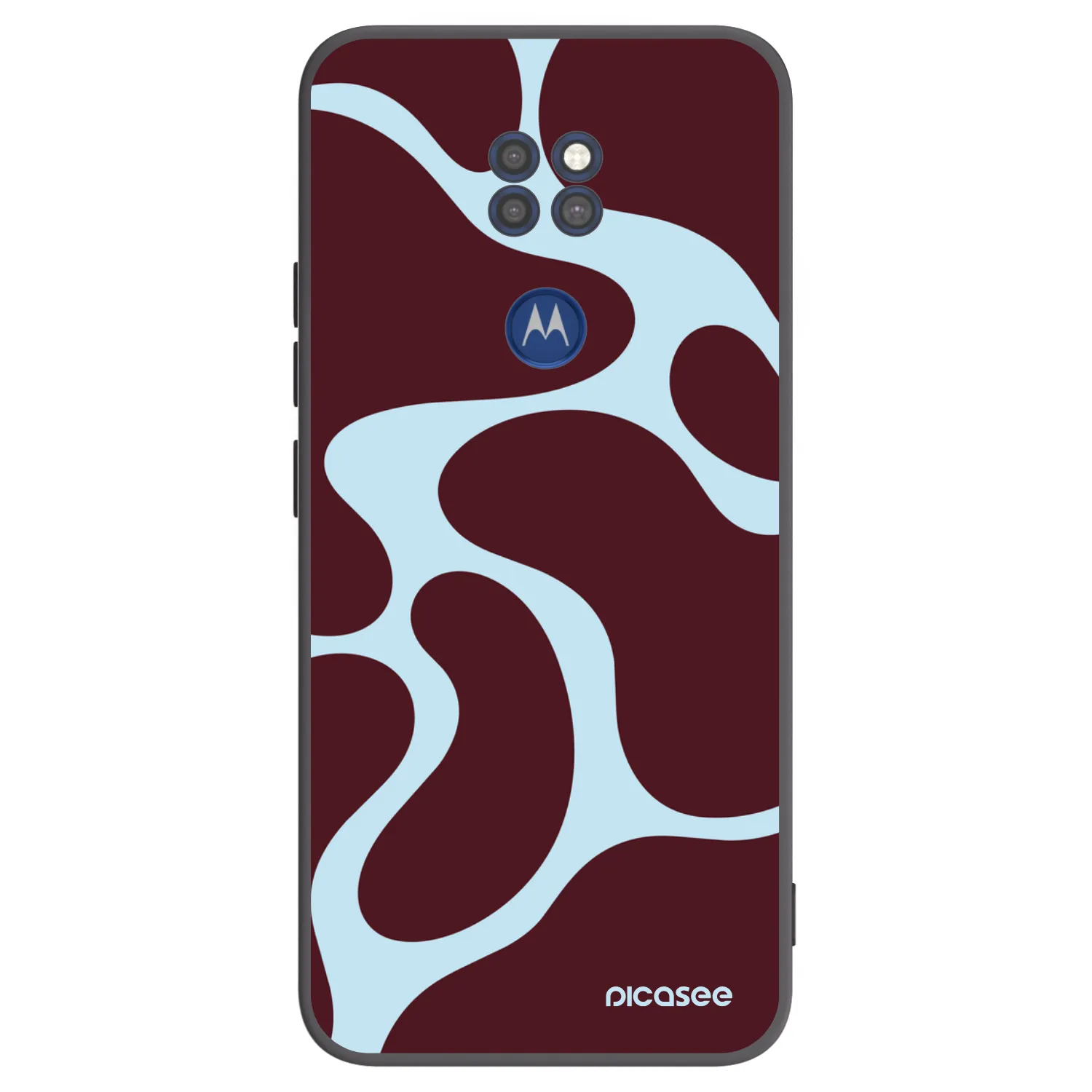Picasee silikonowe czarne etui na Motorola Moto G9 Play - Soft Detour