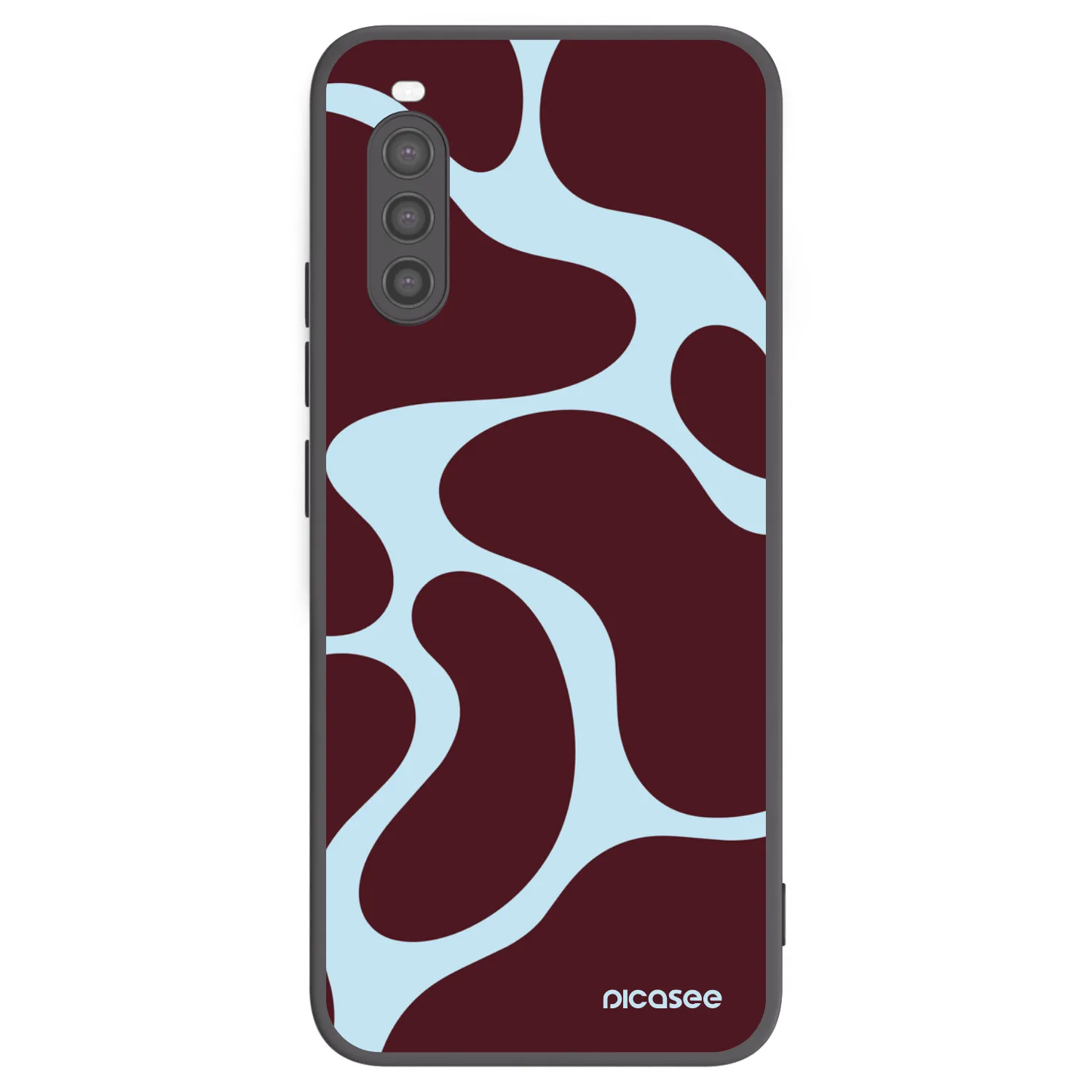 Picasee silikonowe czarne etui na Sony Xperia 10 II - Soft Detour