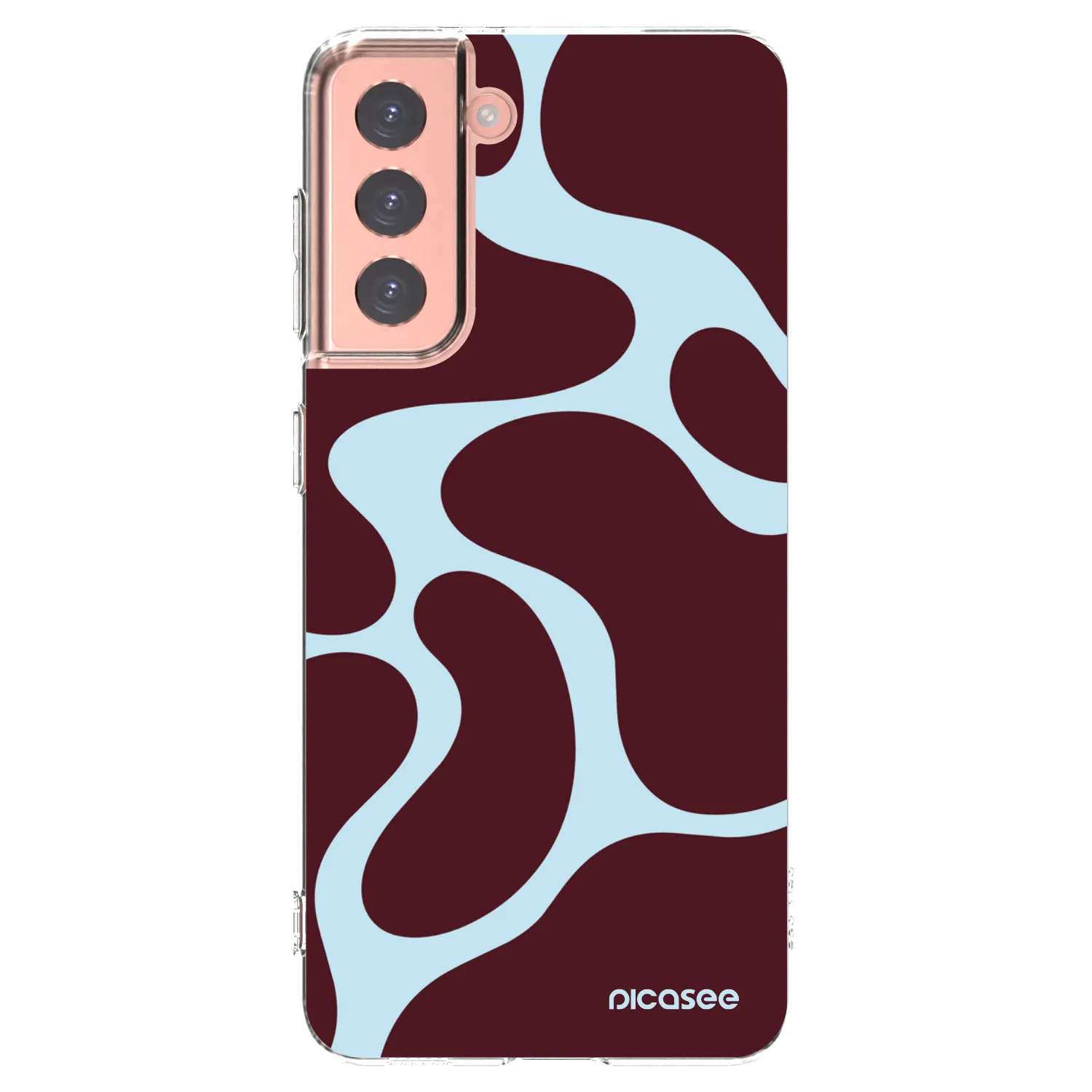 Picasee silikonowe przeźroczyste etui na Samsung Galaxy S21 5G G991B - Soft Detour