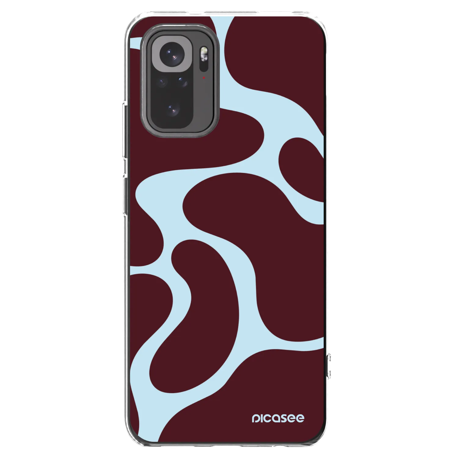 Picasee silikonowe przeźroczyste etui na Xiaomi Redmi Note 10 - Soft Detour