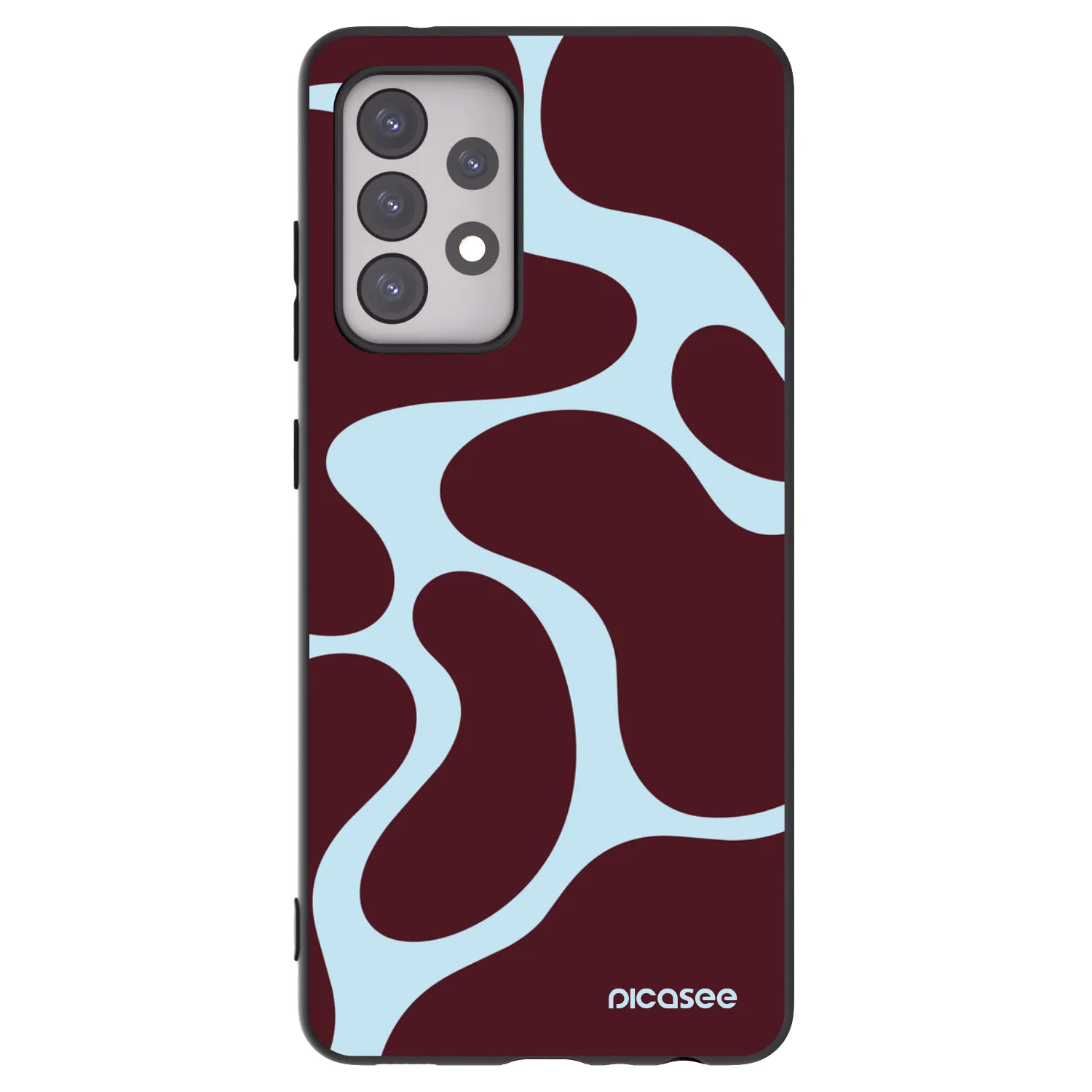 Picasee silikonowe czarne etui na Samsung Galaxy A52 5G A525F - Soft Detour
