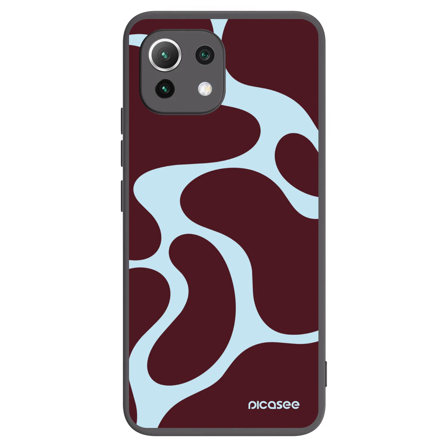 Picasee silikonowe czarne etui na Xiaomi Mi 11 Lite - Soft Detour