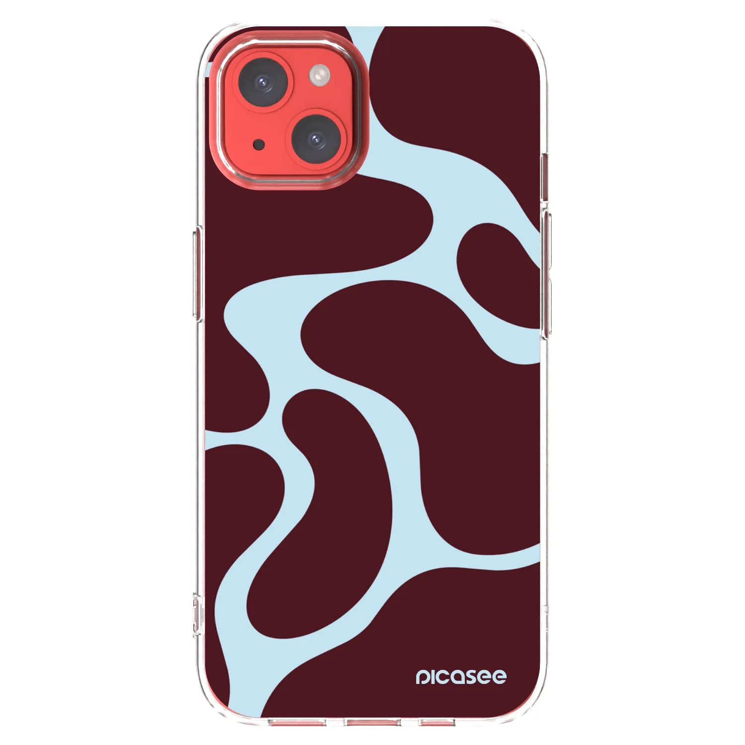 Picasee silikonowe przeźroczyste etui na Apple iPhone 13 - Soft Detour
