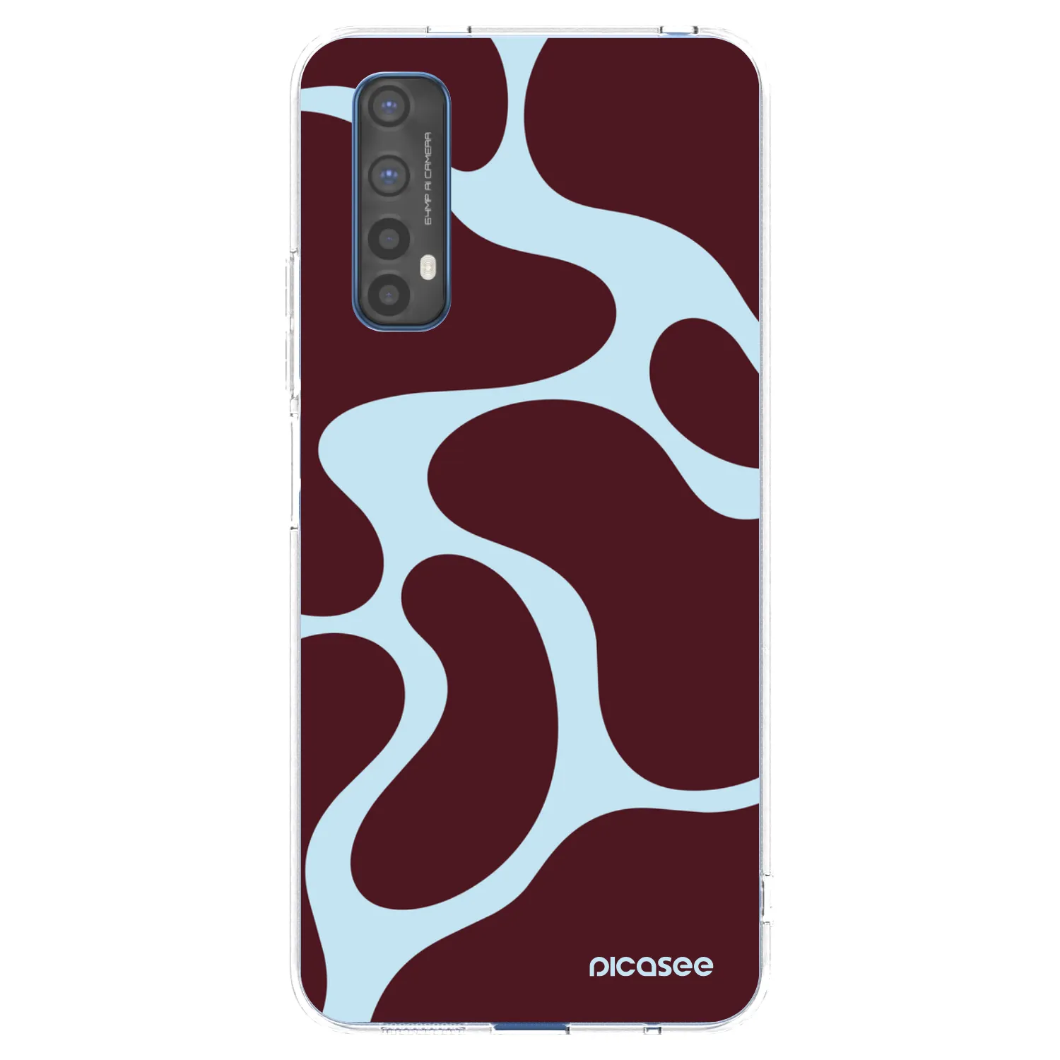 Picasee silikonowe przeźroczyste etui na Realme 7 - Soft Detour