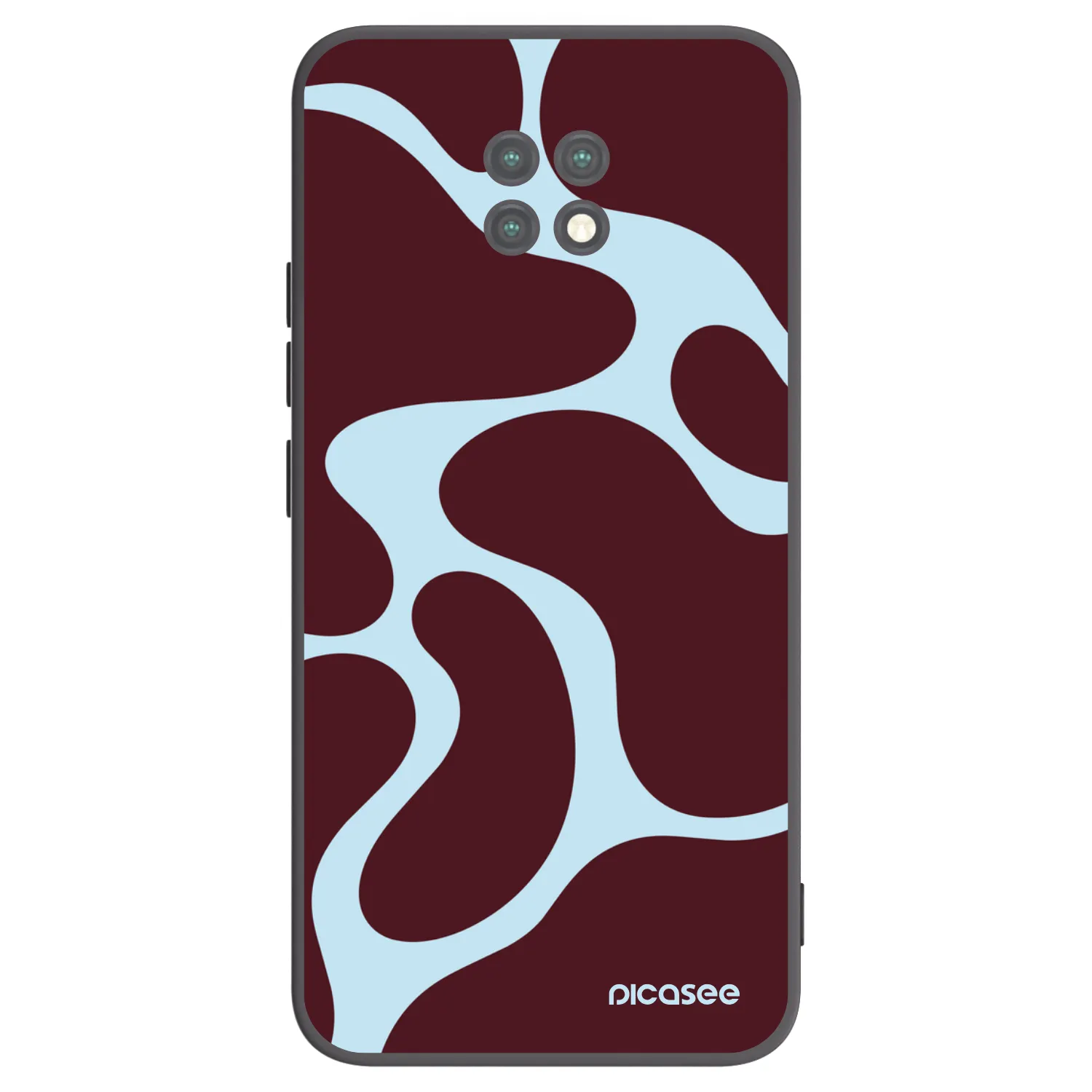 Picasee silikonowe czarne etui na Xiaomi Redmi Note 9T - Soft Detour