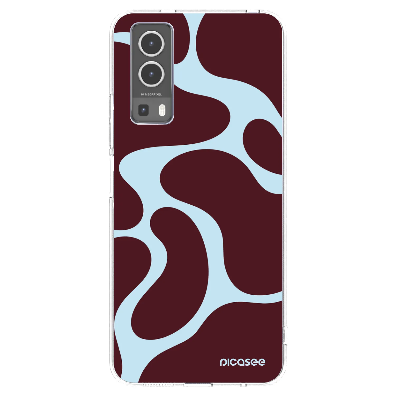 Picasee silikonowe przeźroczyste etui na Vivo Y72 5G - Soft Detour