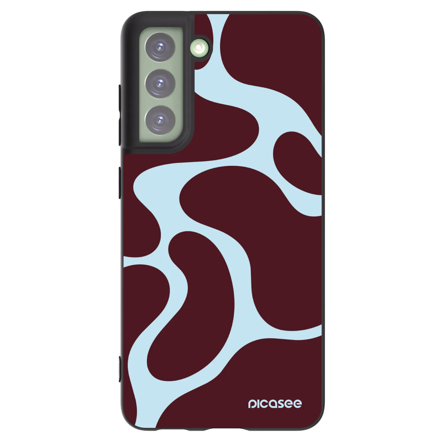 Picasee silikonowe czarne etui na Samsung Galaxy S21 FE 5G - Soft Detour