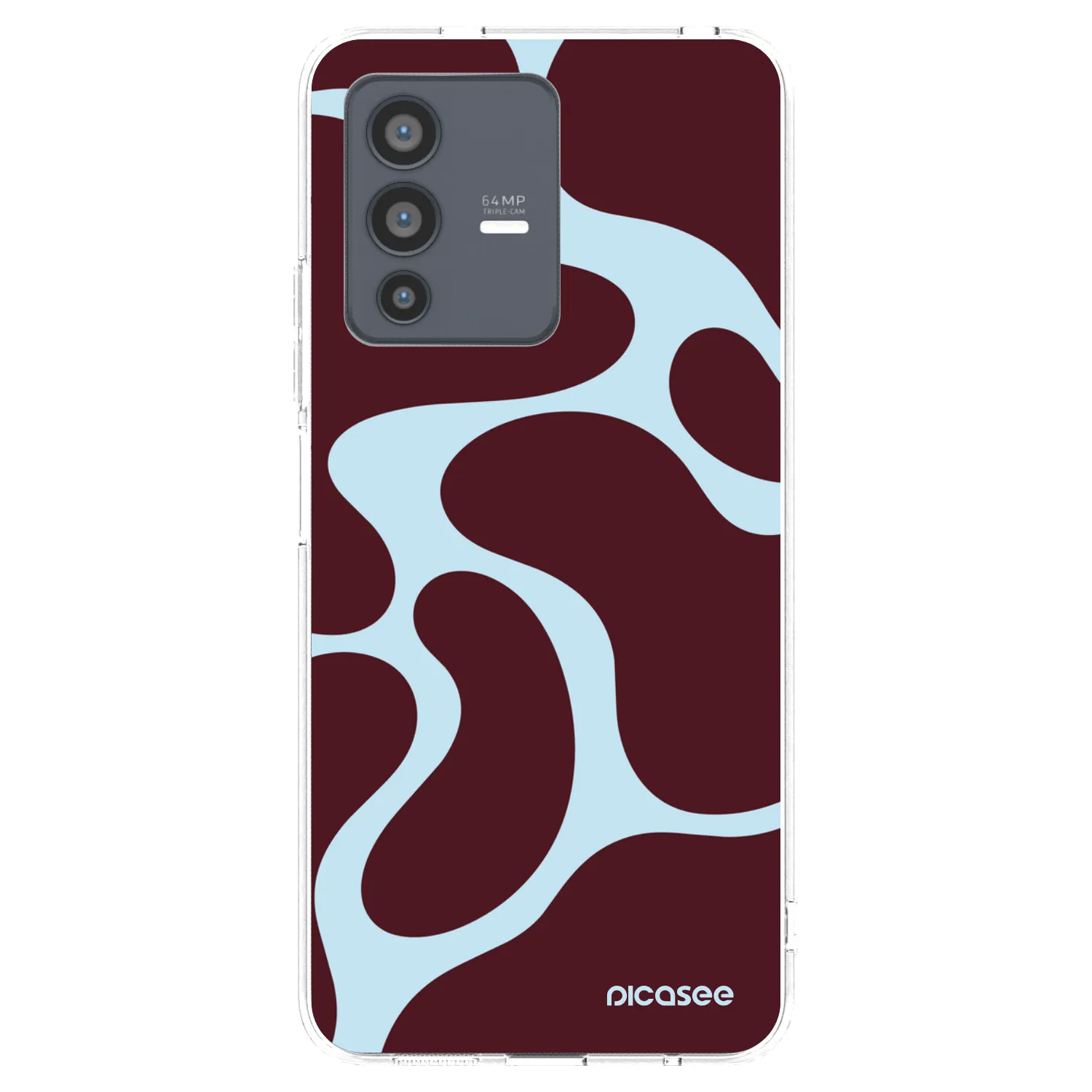 Picasee silikonowe przeźroczyste etui na Vivo V23 5G - Soft Detour