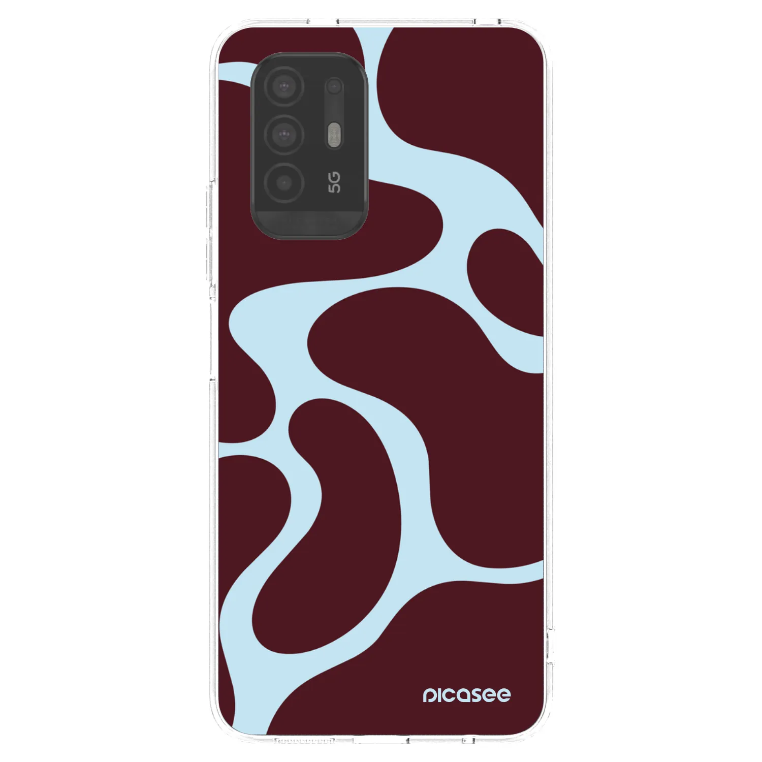 Picasee silikonowe przeźroczyste etui na OPPO A94 5G - Soft Detour