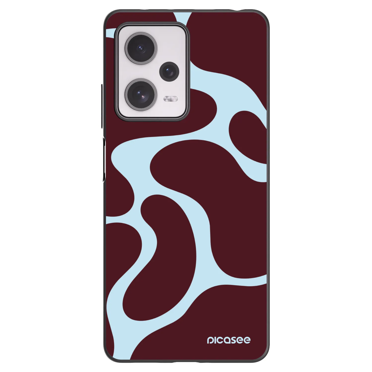 Picasee silikonowe czarne etui na Xiaomi Redmi Note 12 Pro+ 5G - Soft Detour