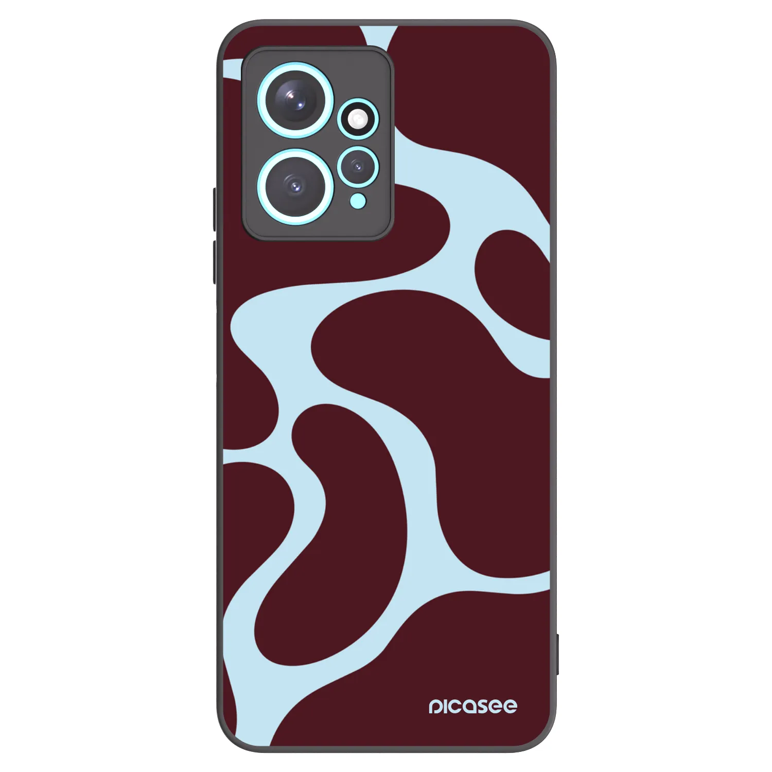 Picasee silikonowe czarne etui na Xiaomi Redmi Note 12 4G - Soft Detour