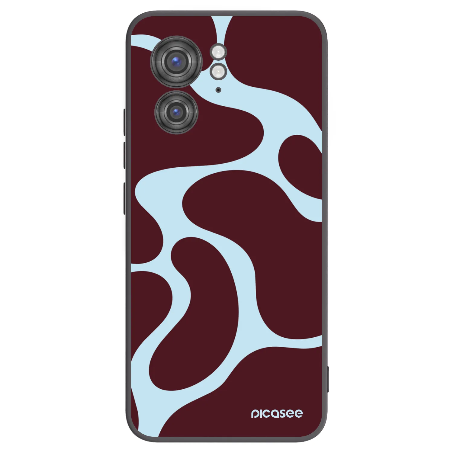 Picasee silikonowe czarne etui na Motorola Edge 40 - Soft Detour