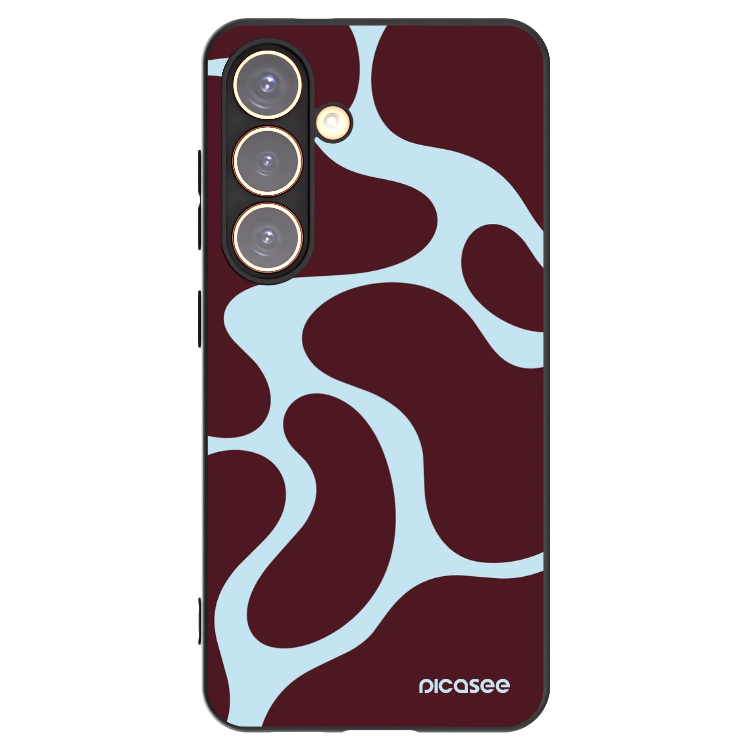 Picasee silikonowe czarne etui na Samsung Galaxy S24 S921B 5G - Soft Detour