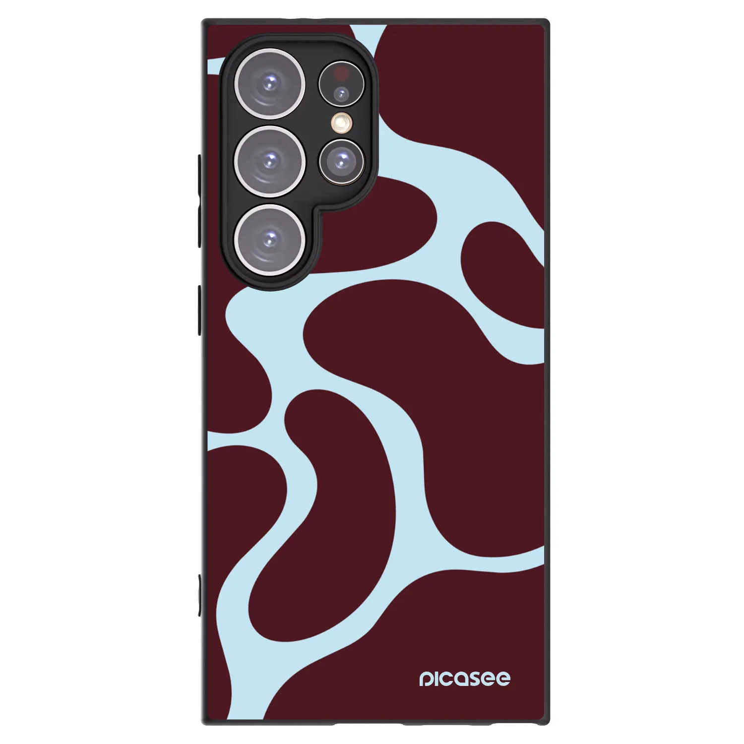 Picasee silikonowe czarne etui na Samsung Galaxy S24 Ultra S928B 5G - Soft Detour